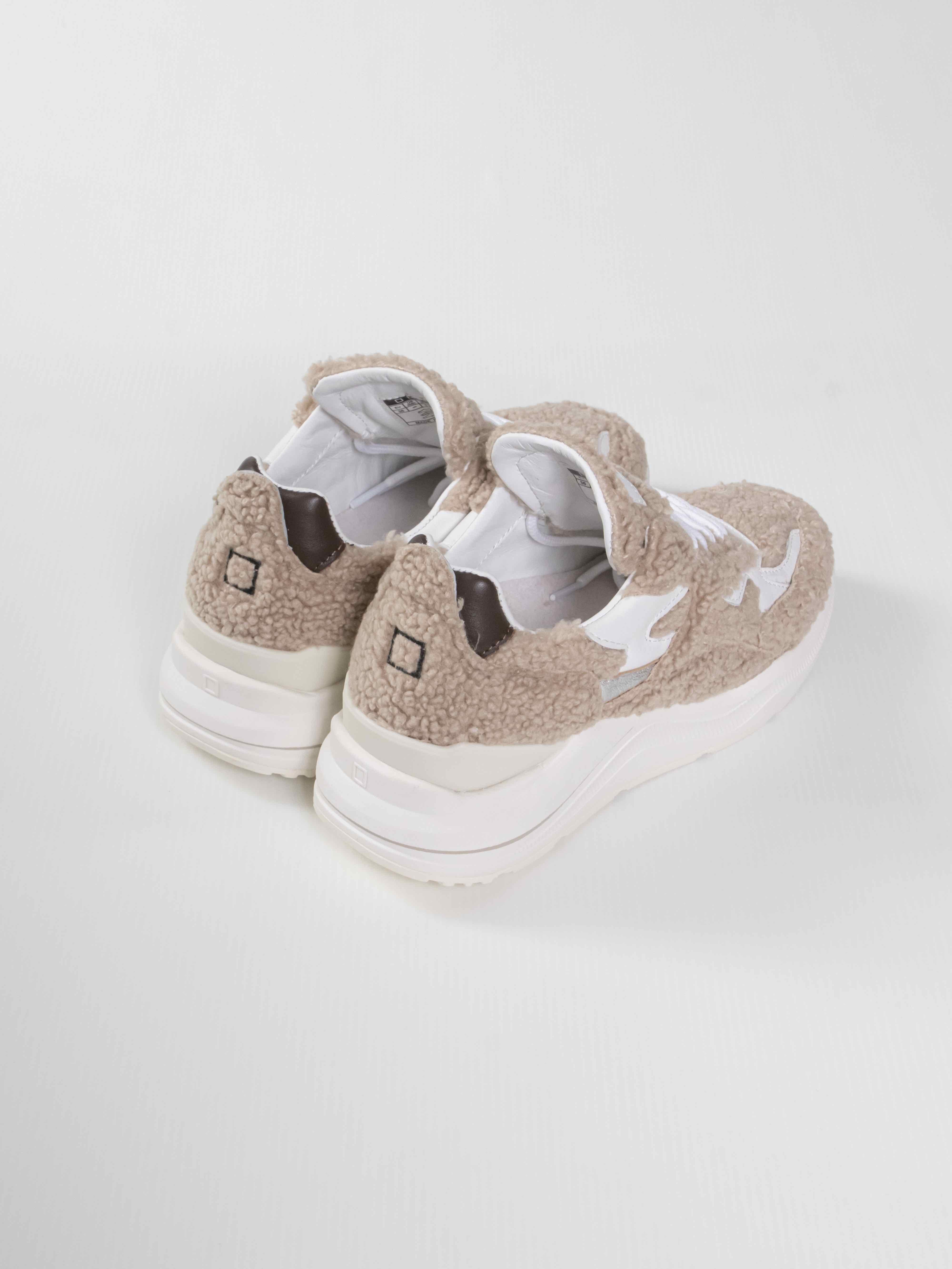 Date Sneaker Fuga Teddy BEIGE