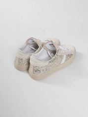 Date Sneaker Hill Low Glitter PLATINUM  PLATINUM