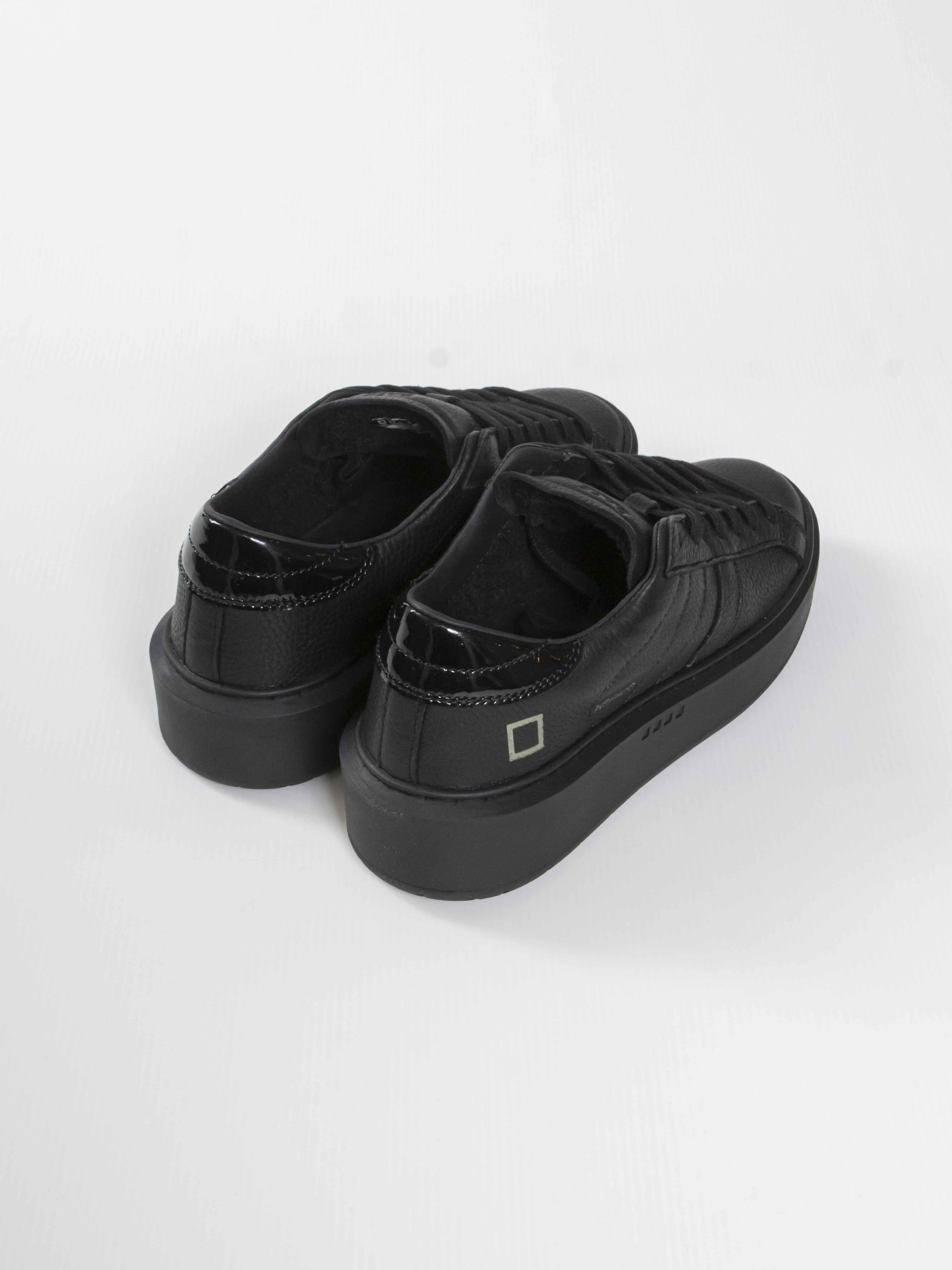 Date Sneaker Hill Low Platform Mono BLACK BLACK