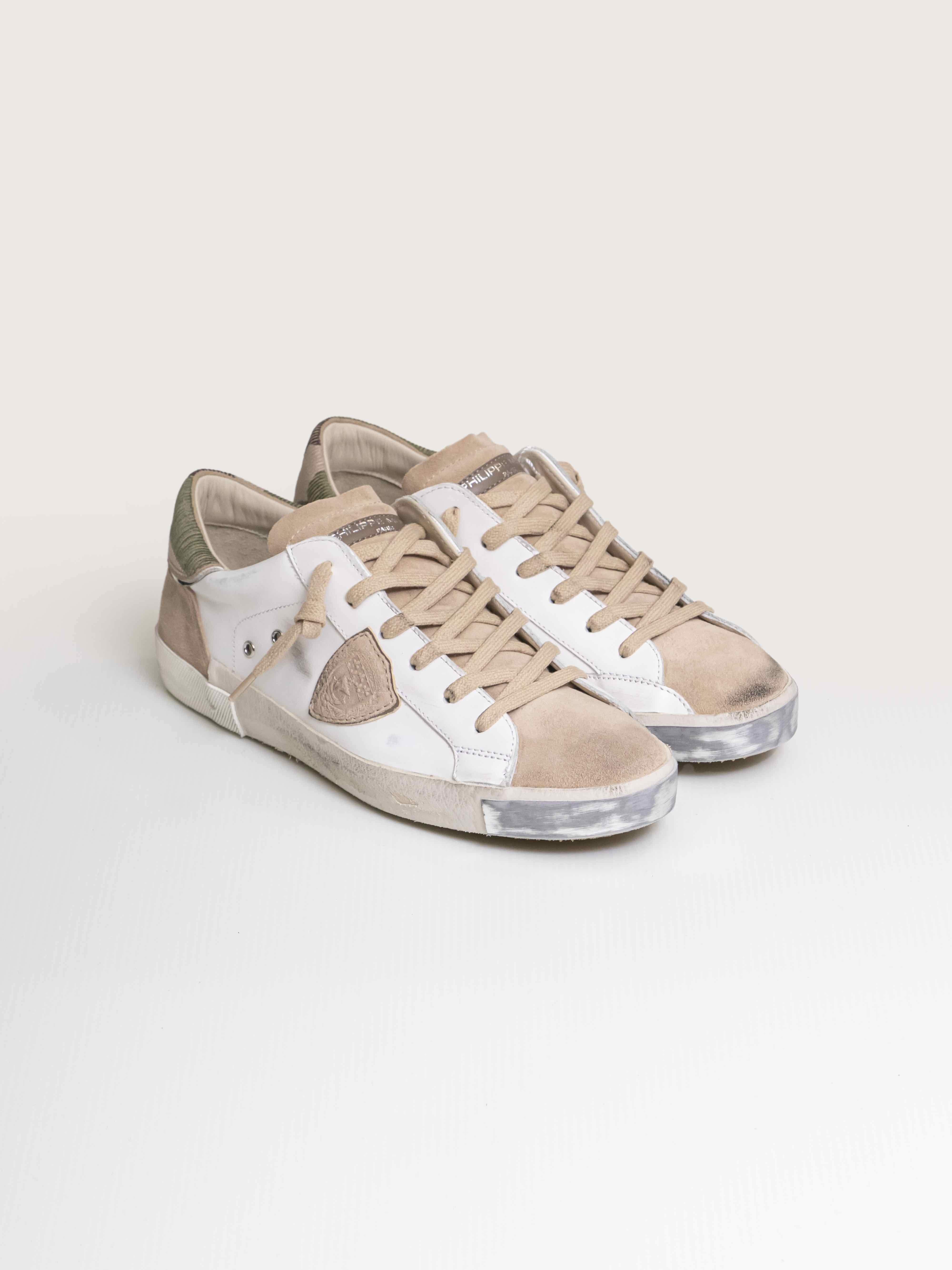 Philippe Model Sneaker Prsx Low Man VCR1 BLANC/BEIGE
