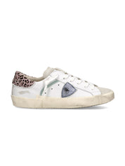 Philippe Model Sneaker Prsx Low VEAU LEO BLANC ROSE