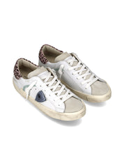 Philippe Model Sneaker Prsx Low VEAU LEO BLANC ROSE