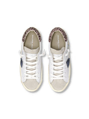 Philippe Model Sneaker Prsx Low VEAU LEO BLANC ROSE
