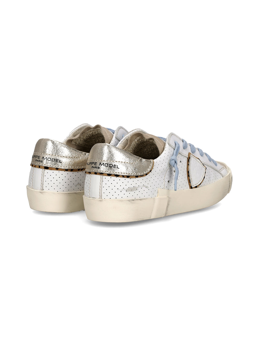 Philippe Model Sneaker Prsx Low VEAU PERFORE BLANC