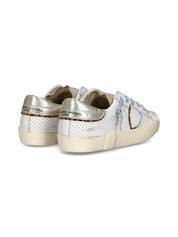 Philippe Model Sneaker Prsx Low VEAU PERFORE BLANC