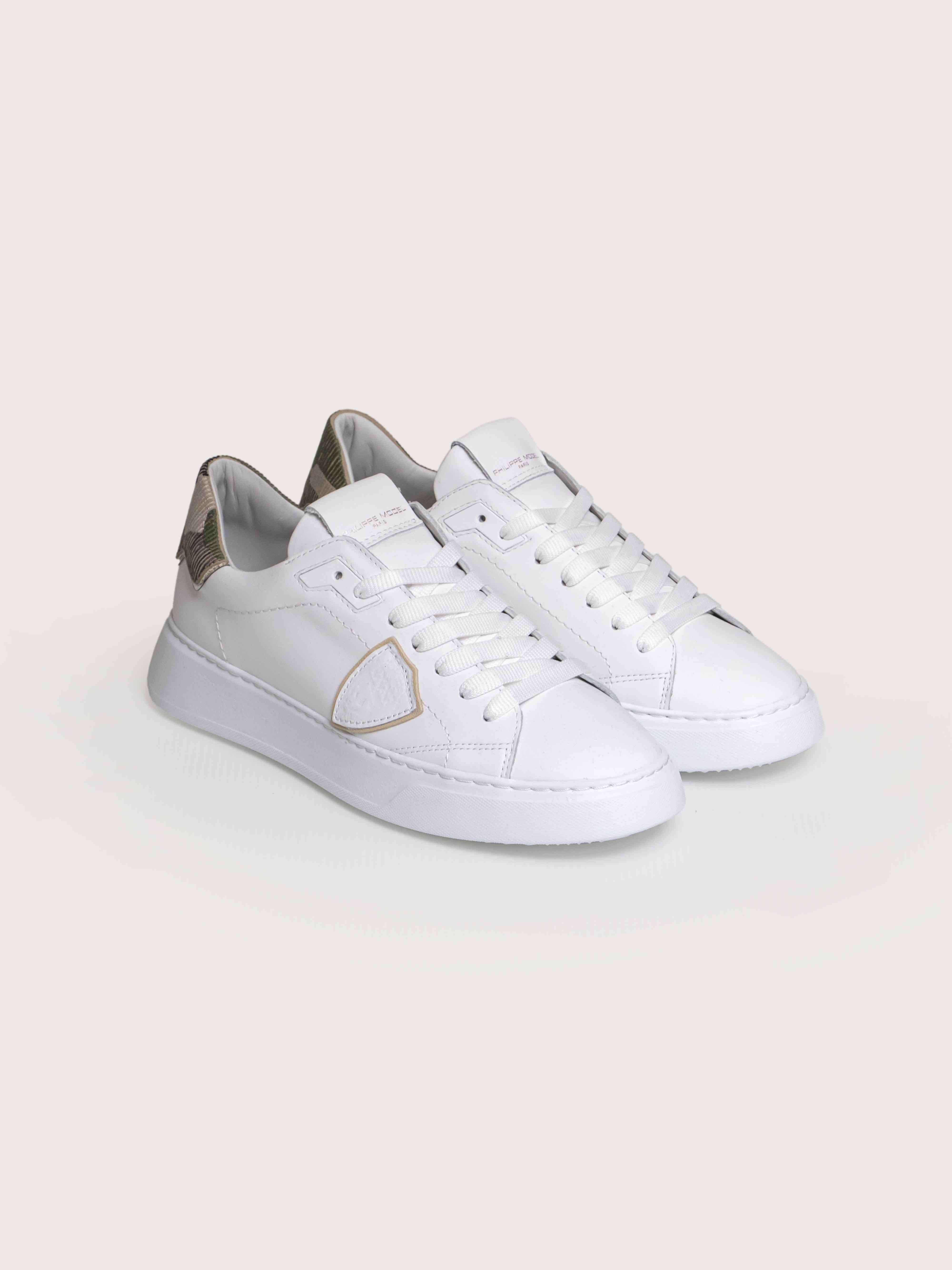 Philippe Model Sneaker Temple Low Man VCB3 BLANC/VERT