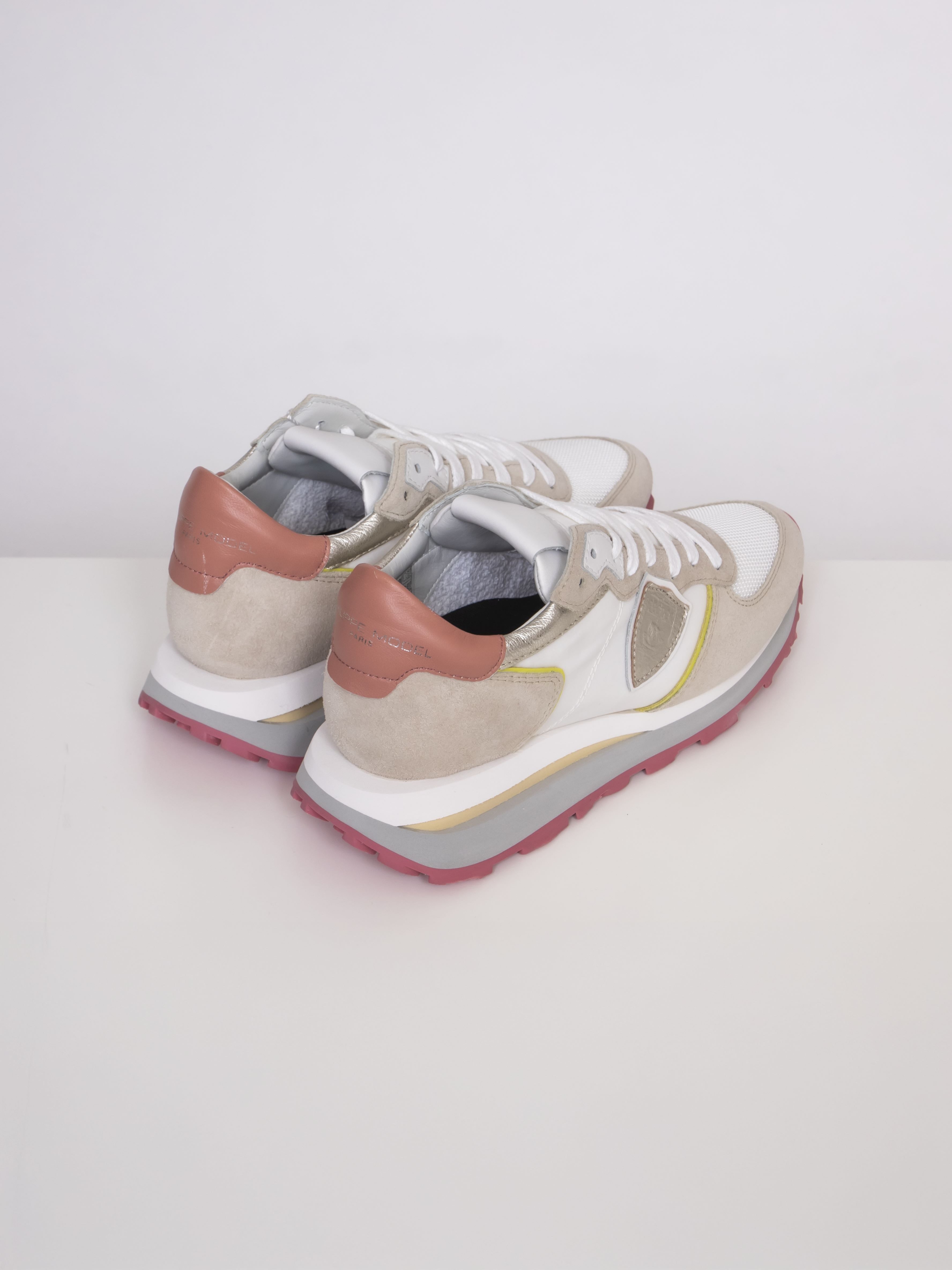Philippe Model Sneaker Tropez Haute WP07 POP BLANC ROSE