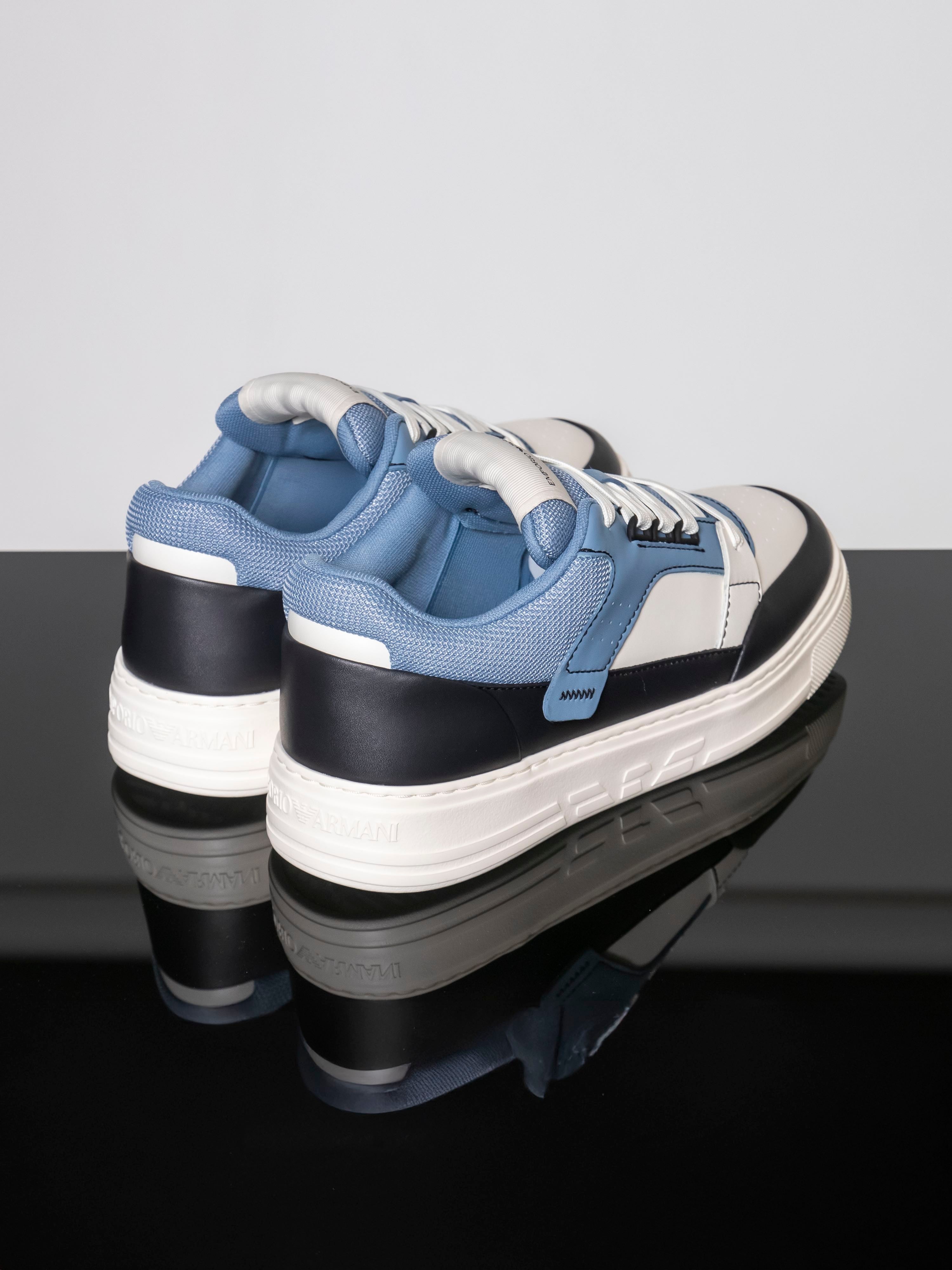 Emporio Armani Sneaker U569 NAVY+WHITE+DENIM