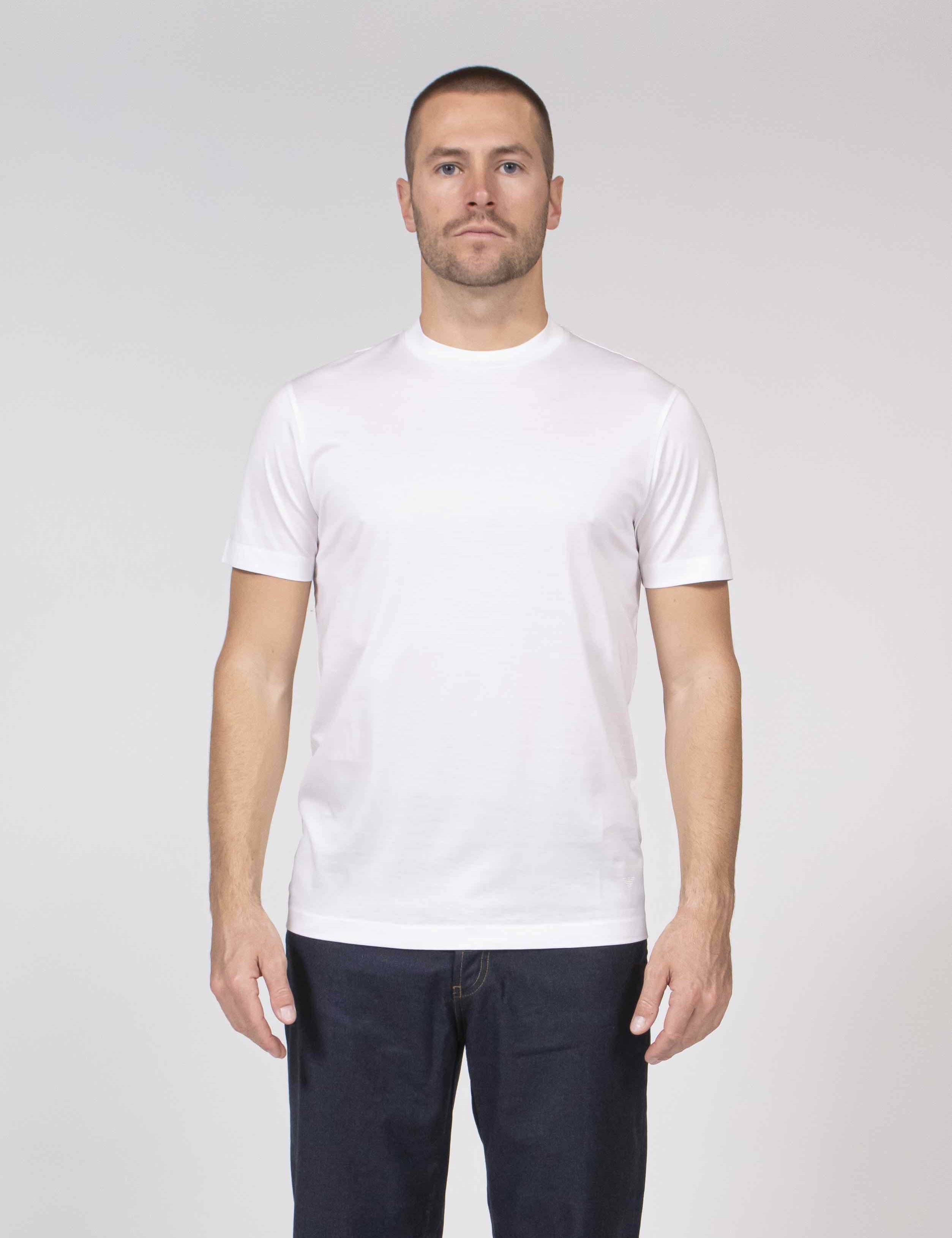 Emporio Armani T-shirt 0100 BIANCO OTTICO