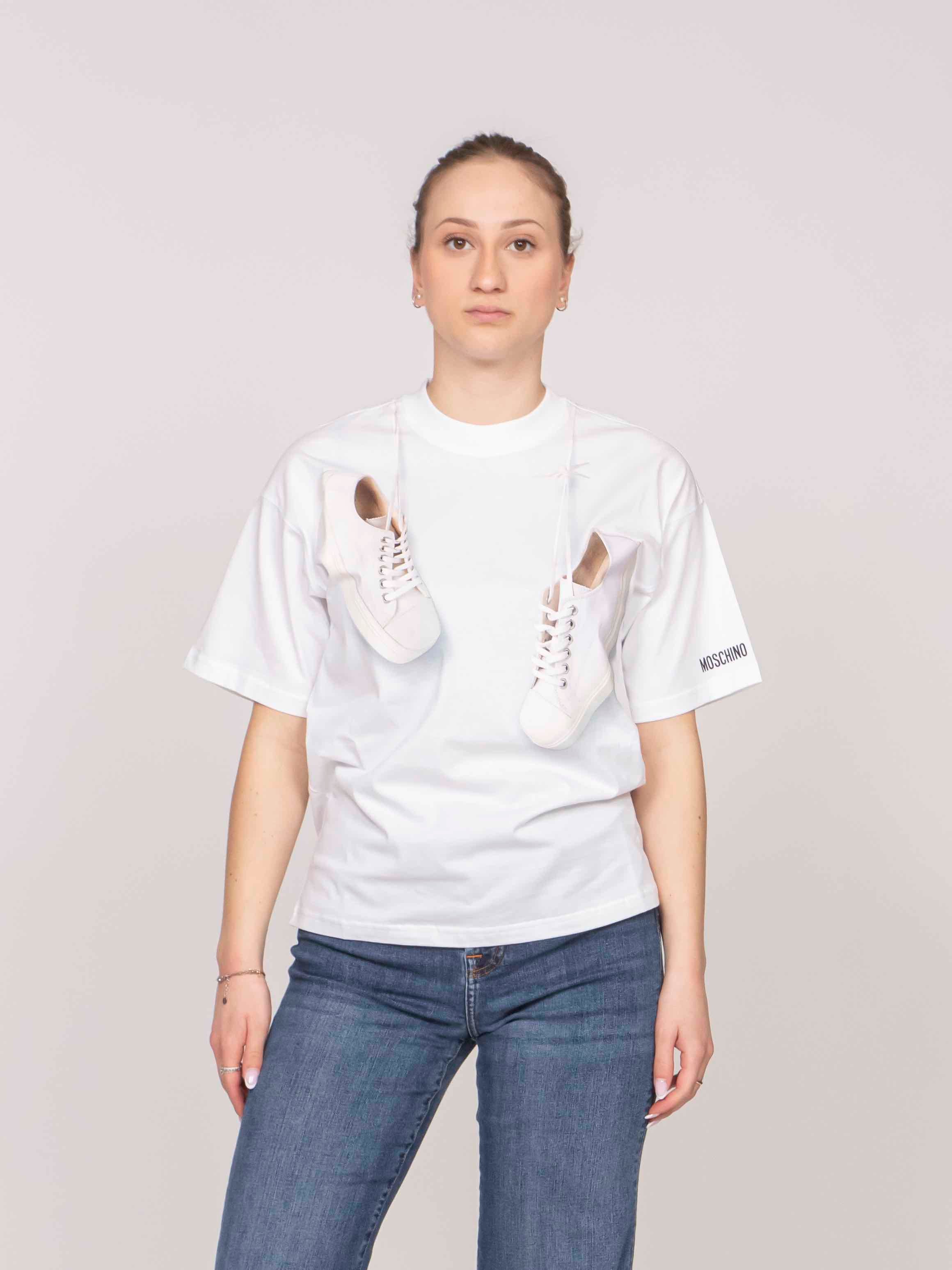 Moschino T-shirt 1001 FANTASIA BIANCO