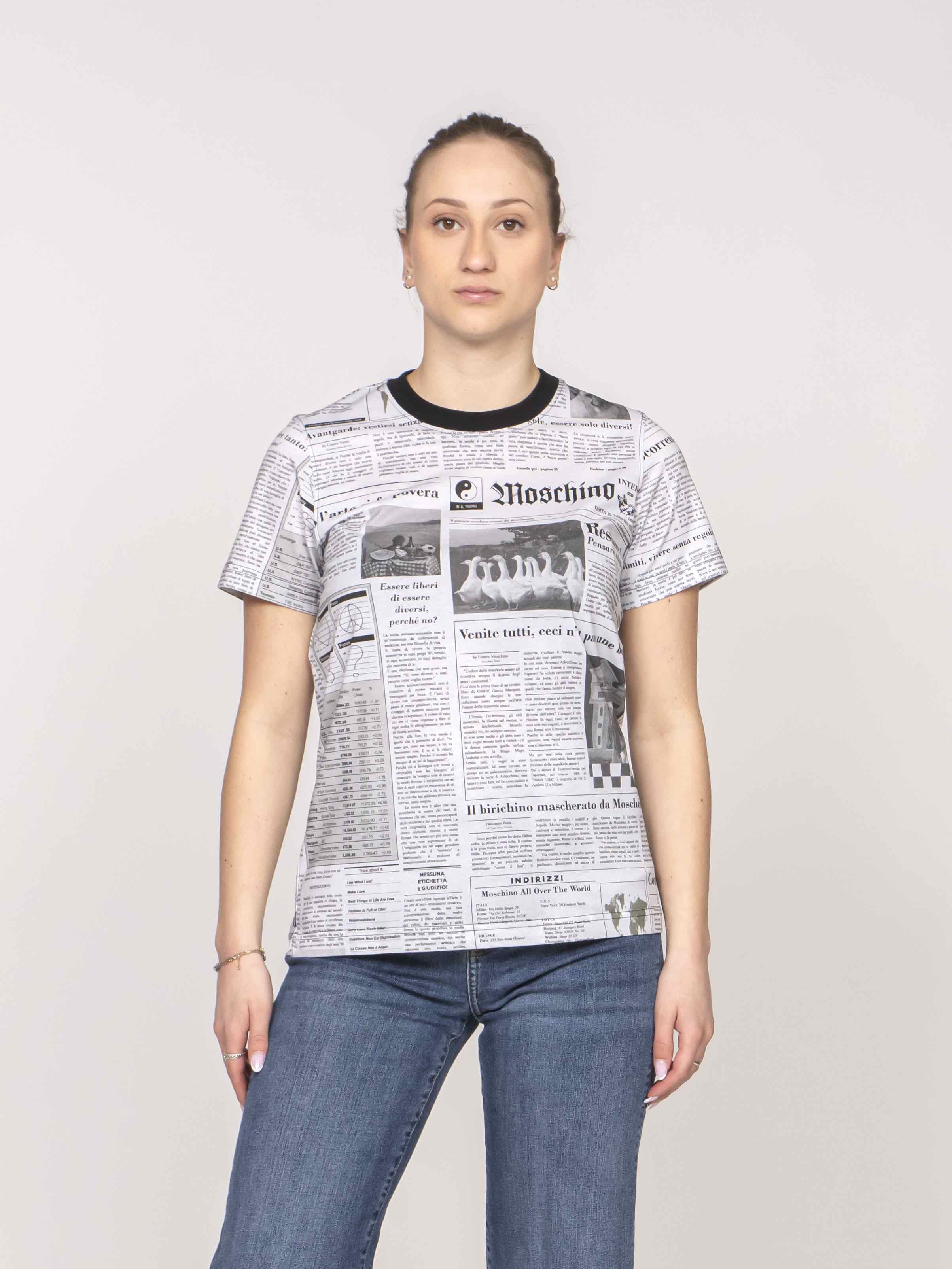 Moschino T-shirt 1484 FANTASIA GRIGIO