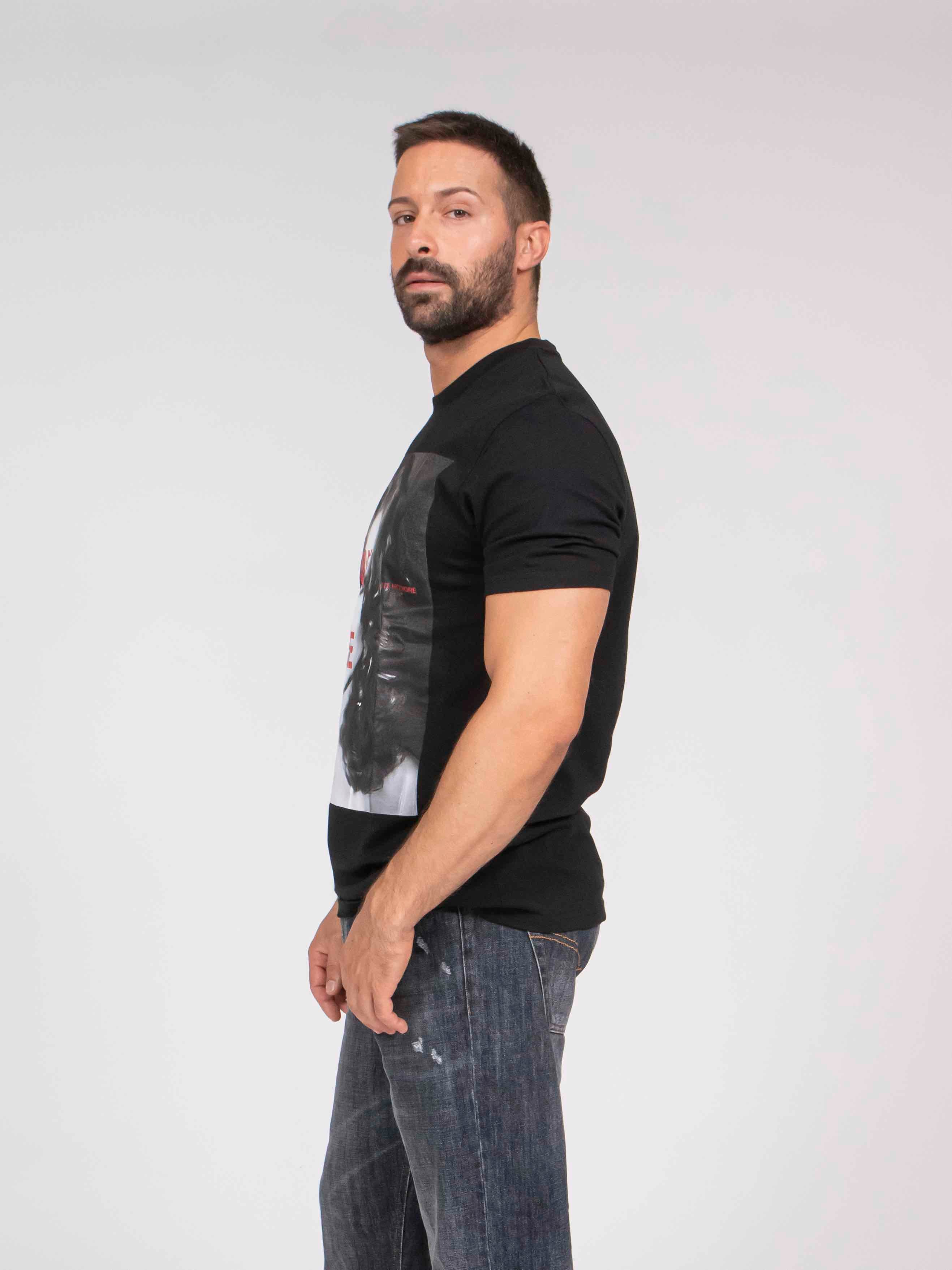 Elite' T-shirt Basic Luxury Digital BLACK