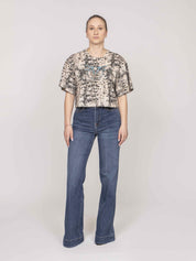 Pinko T-shirt CZ9 BEIGE/NERO