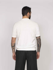 Paolo Pecora T-shirt Girocollo 1102 PANNA