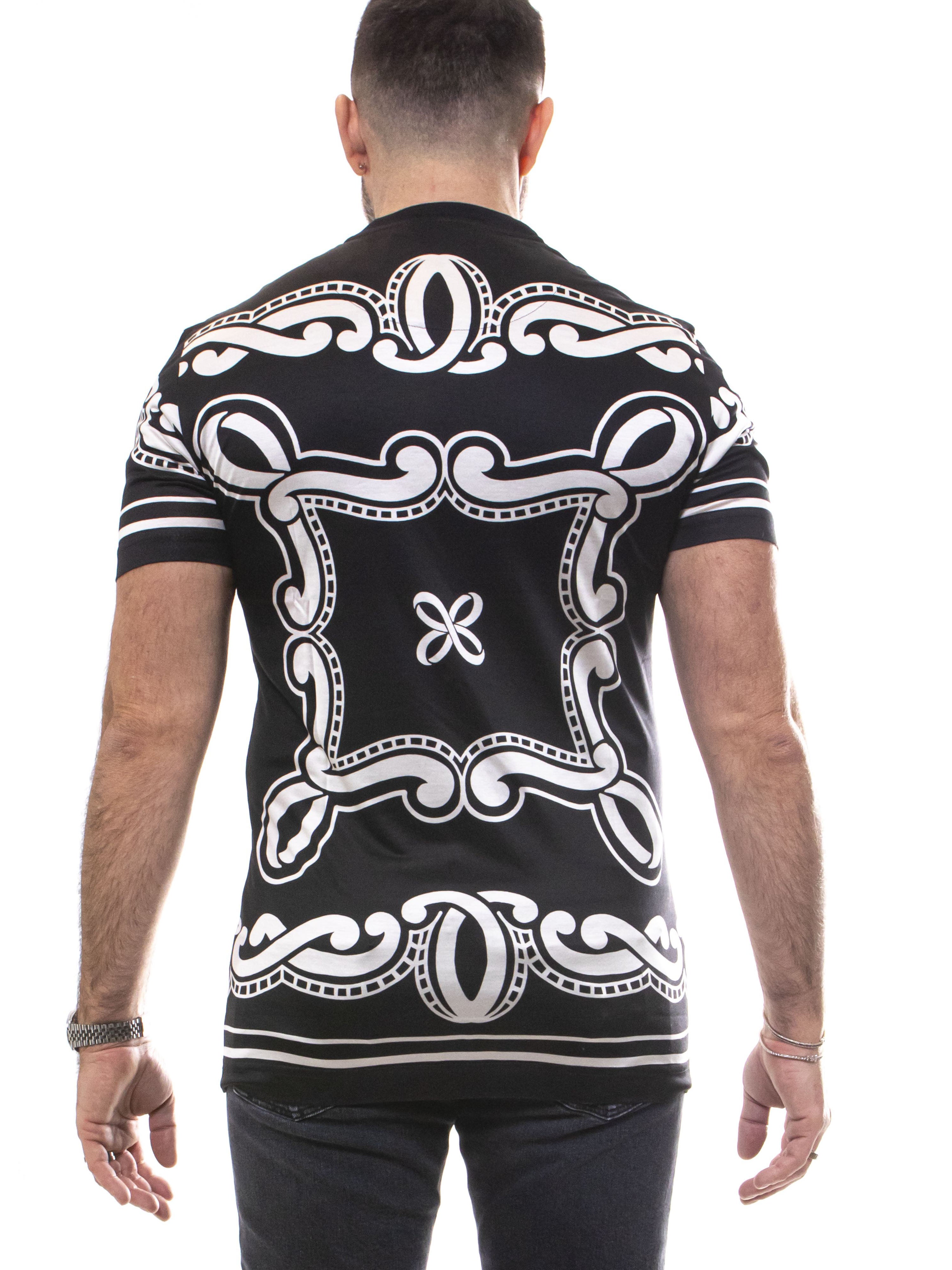 Dolce & Gabbana T-shirt HN9RA BANDANA F.DO NERO