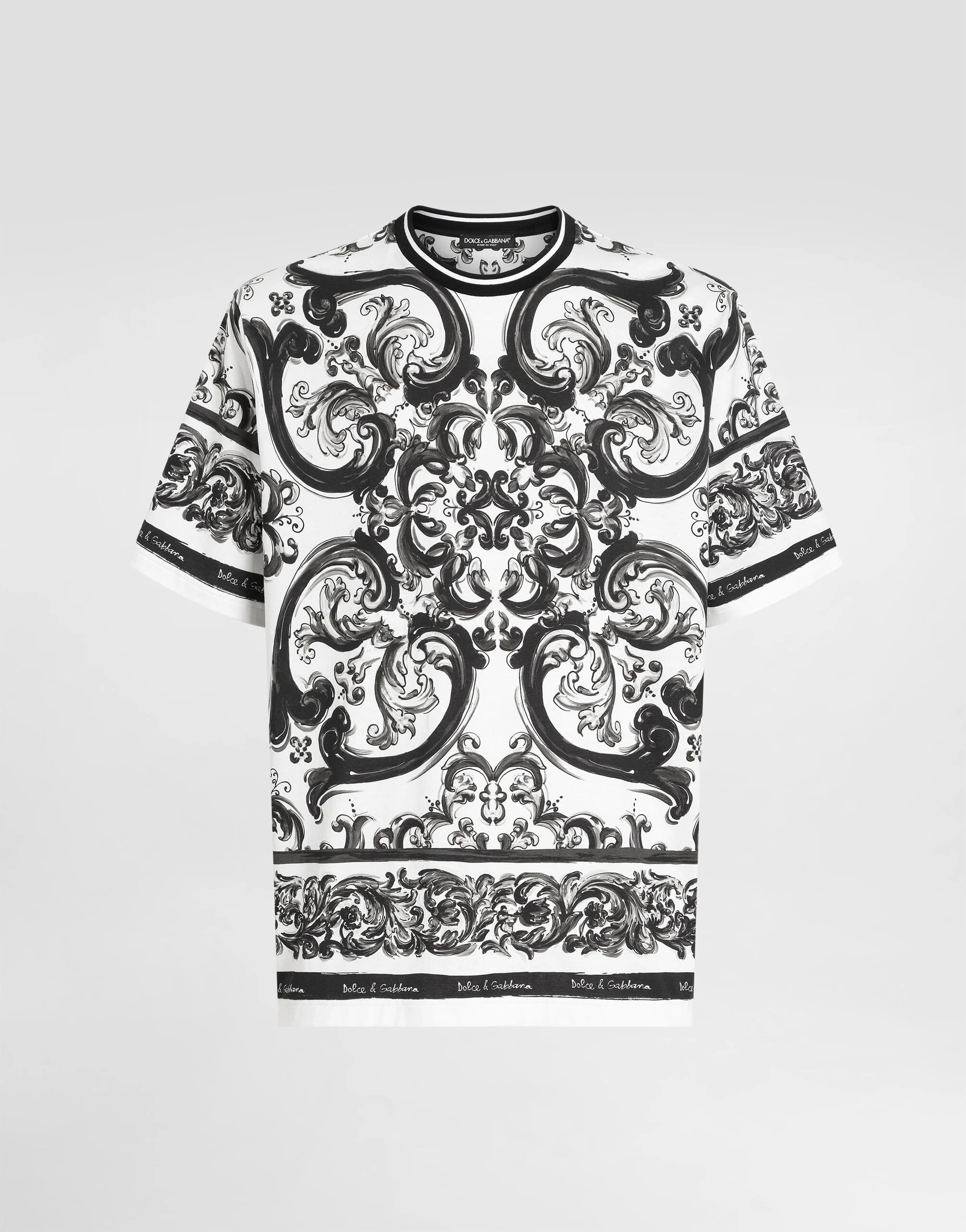 Dolce & Gabbana T-shirt HX5DQ MAIOLICA 3L NERO