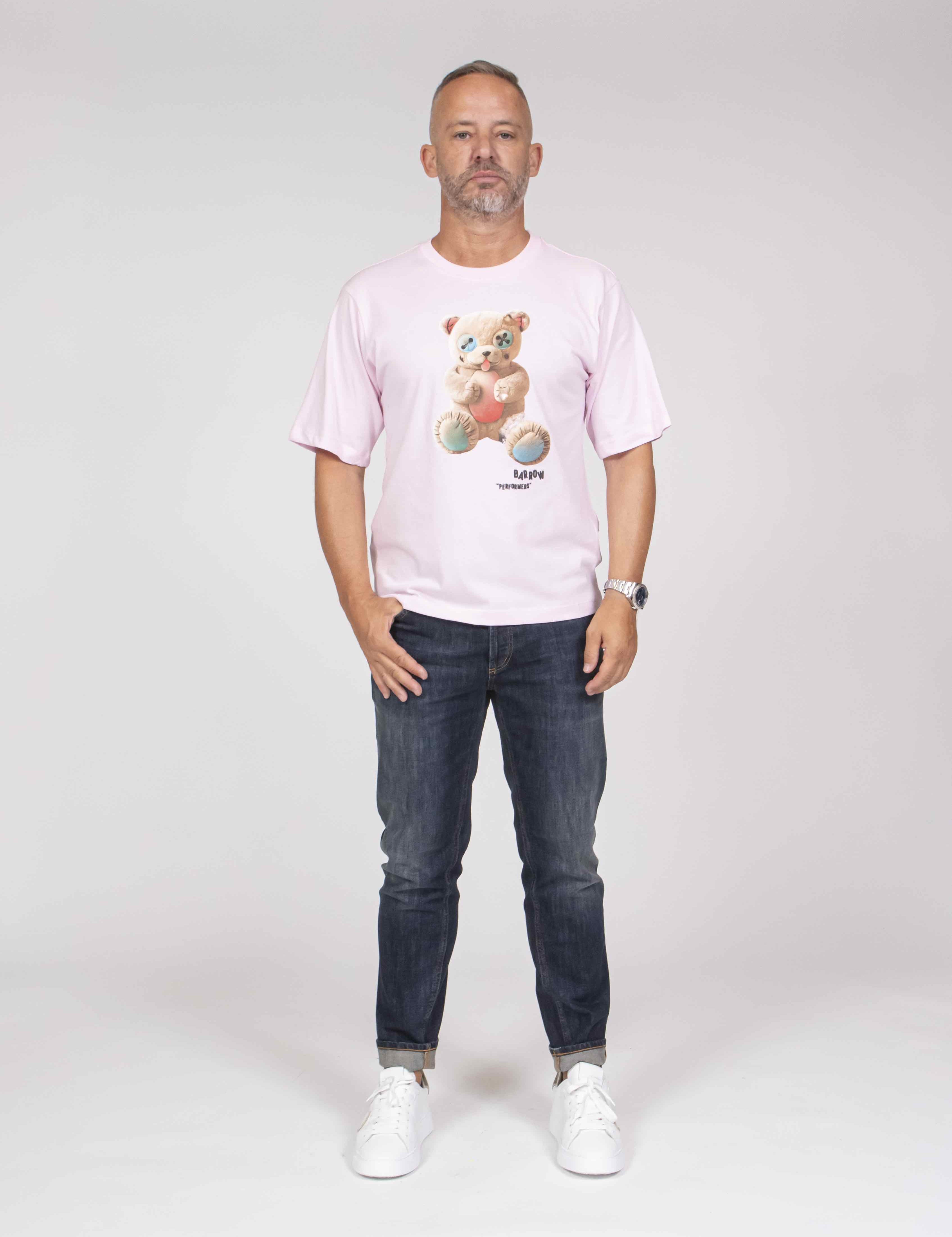 Barrow T-shirt In Jersey 042 ROSA