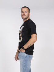 Moschino T-shirt Jersey Di Cotone 1555 FANTASIA NERO