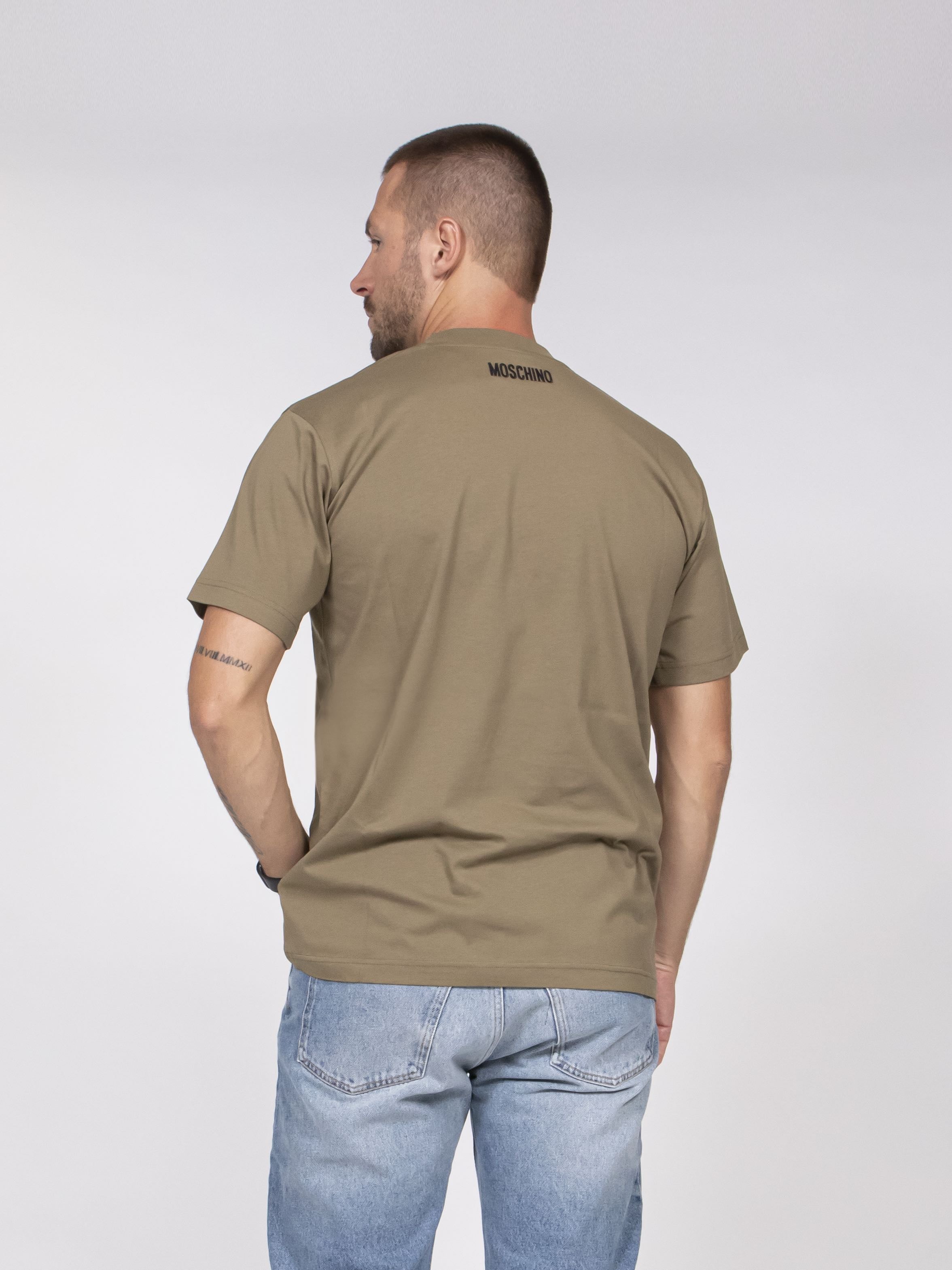 Moschino T-shirt Jersey Di Cotone 2425 FANTASIA VERDE