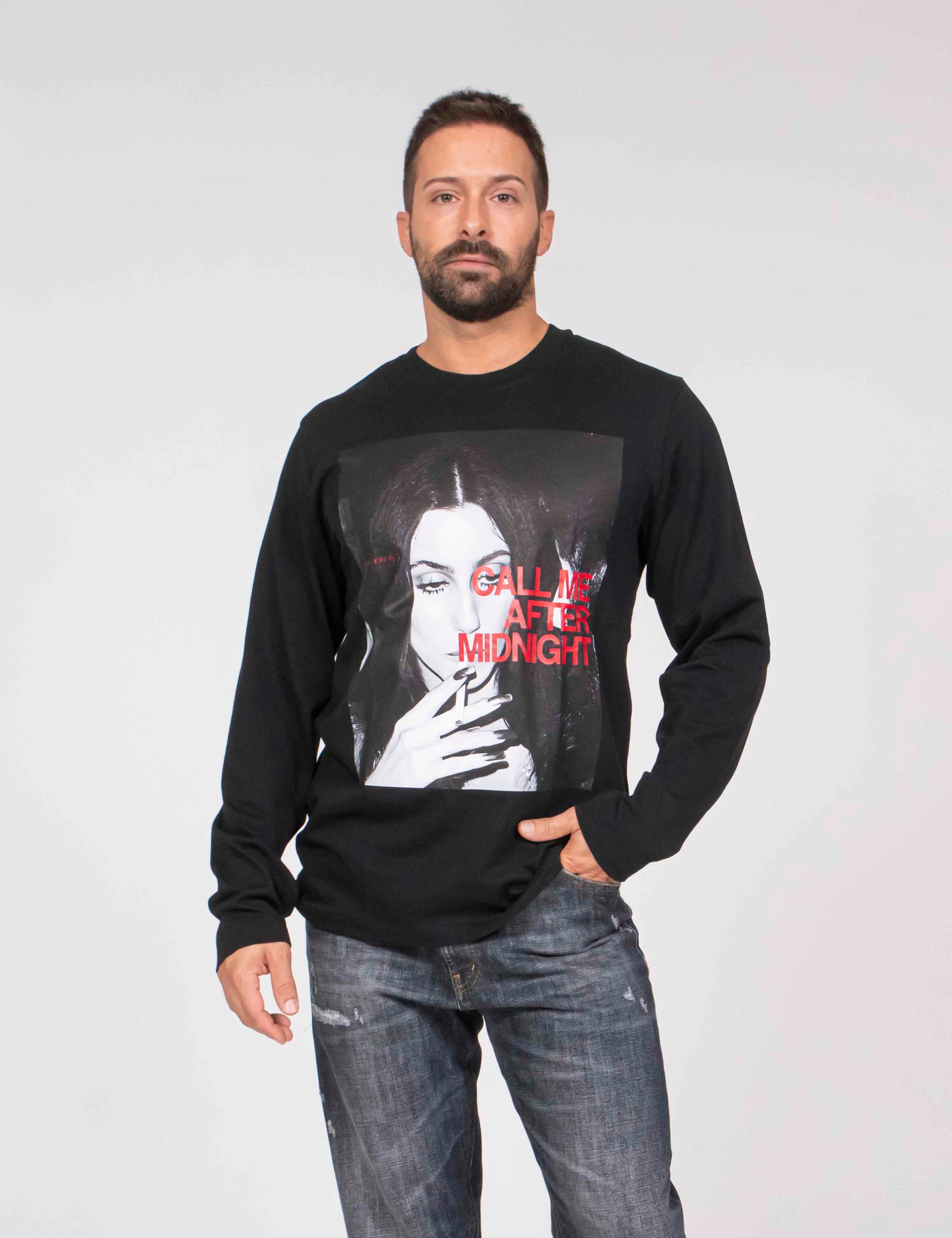 Elite' T-shirt Long Digital BLACK