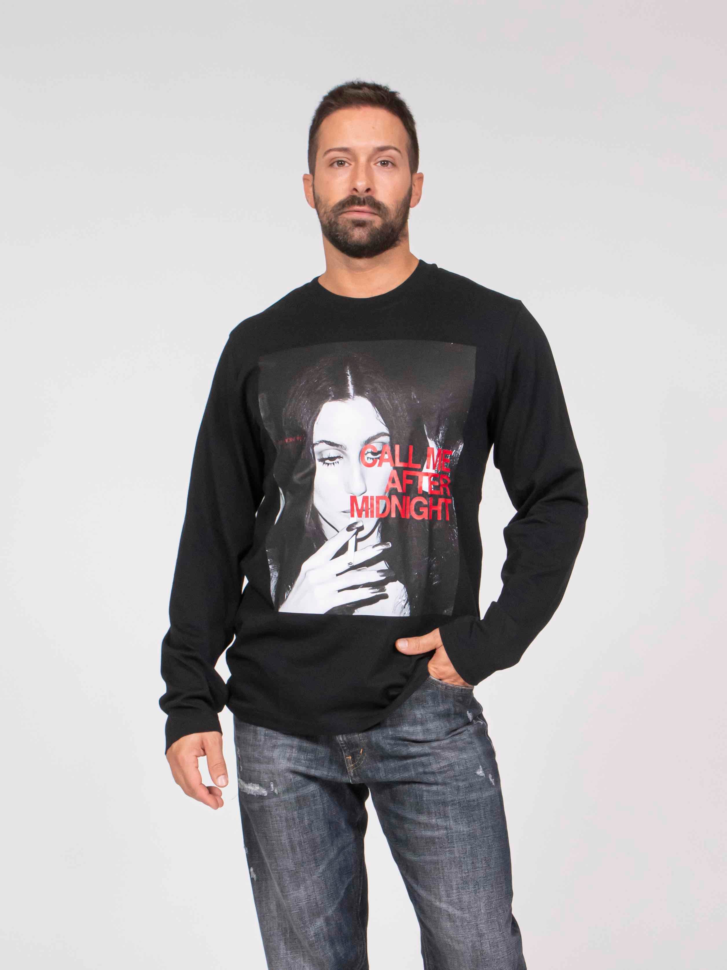 Elite' T-shirt Long Digital BLACK