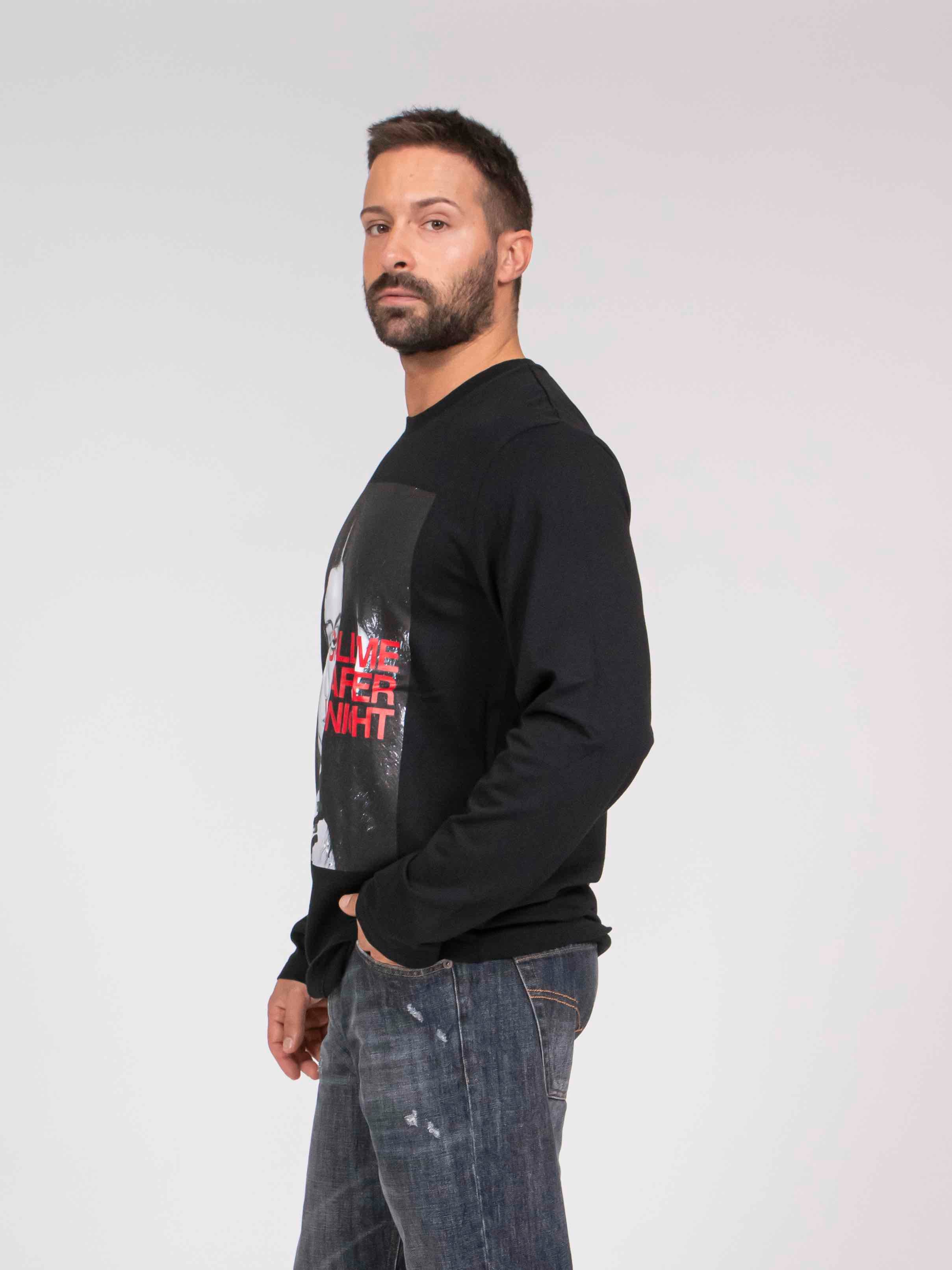 Elite' T-shirt Long Digital BLACK