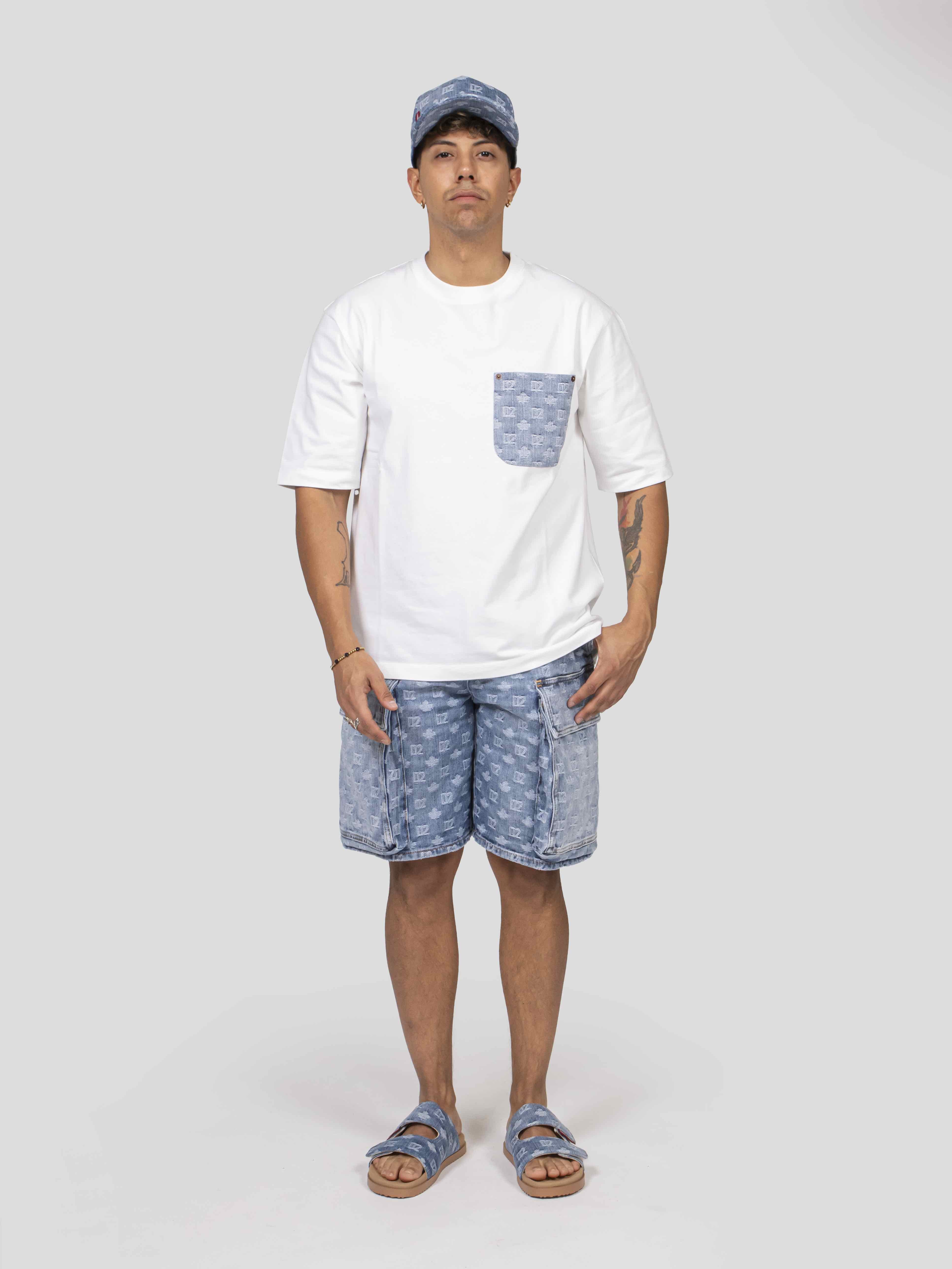 Dsquared2 T-shirt Loose Fit 100 WHITE
