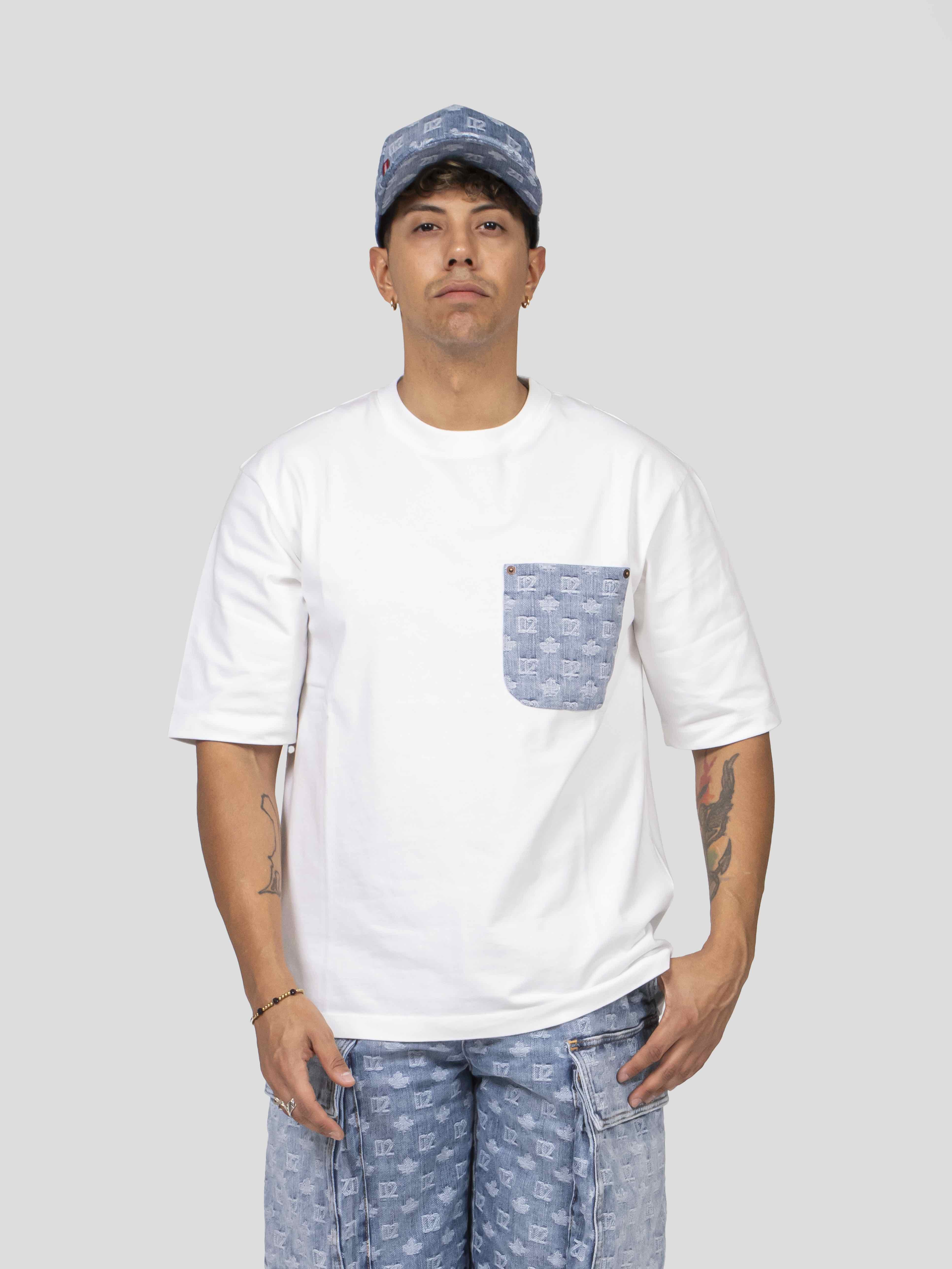 Dsquared2 T-shirt Loose Fit 100 WHITE