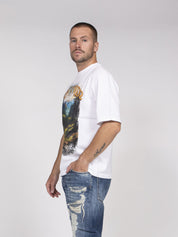 Dsquared2 T-shirt Loose Fit 100 WHITE