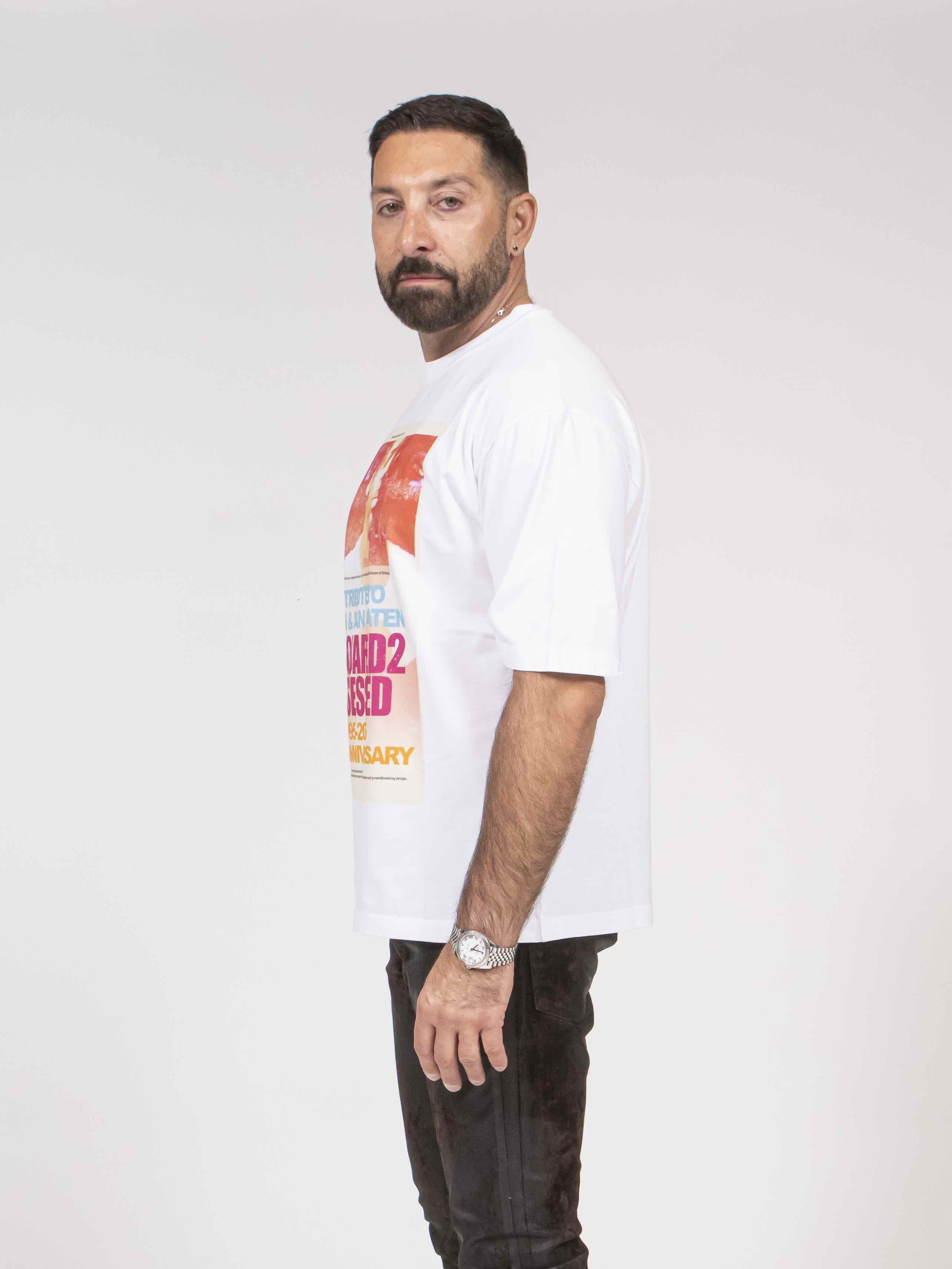 Dsquared2 T-shirt Loose Fit 100 WHITE