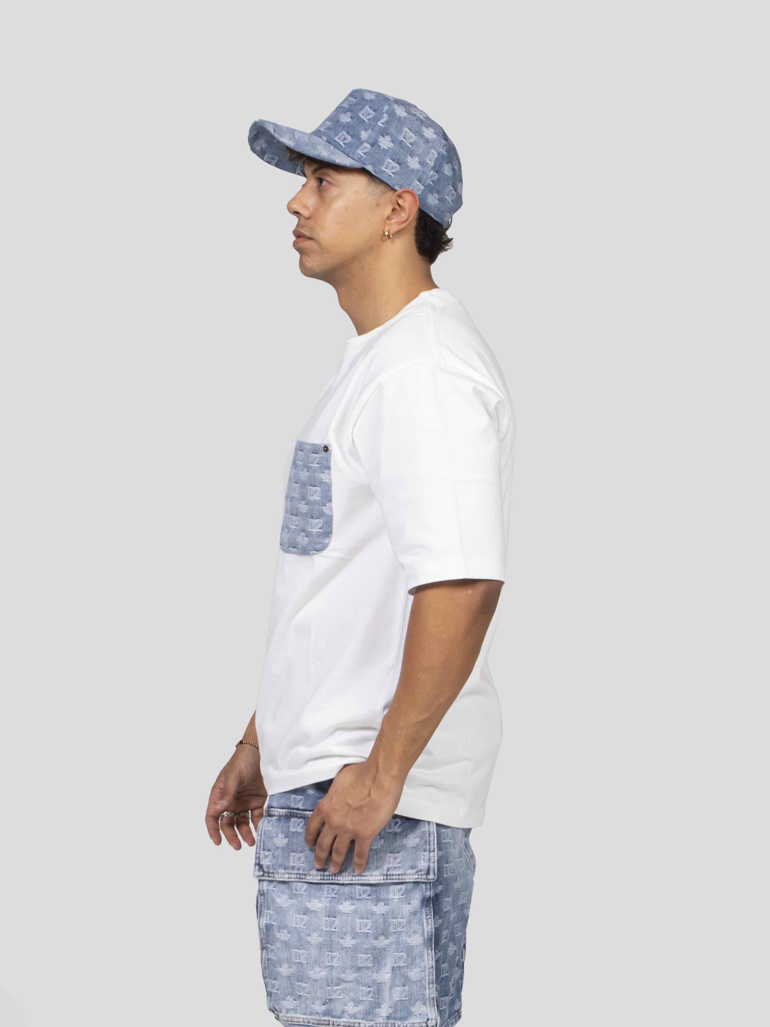 Dsquared2 T-shirt Loose Fit 100 WHITE