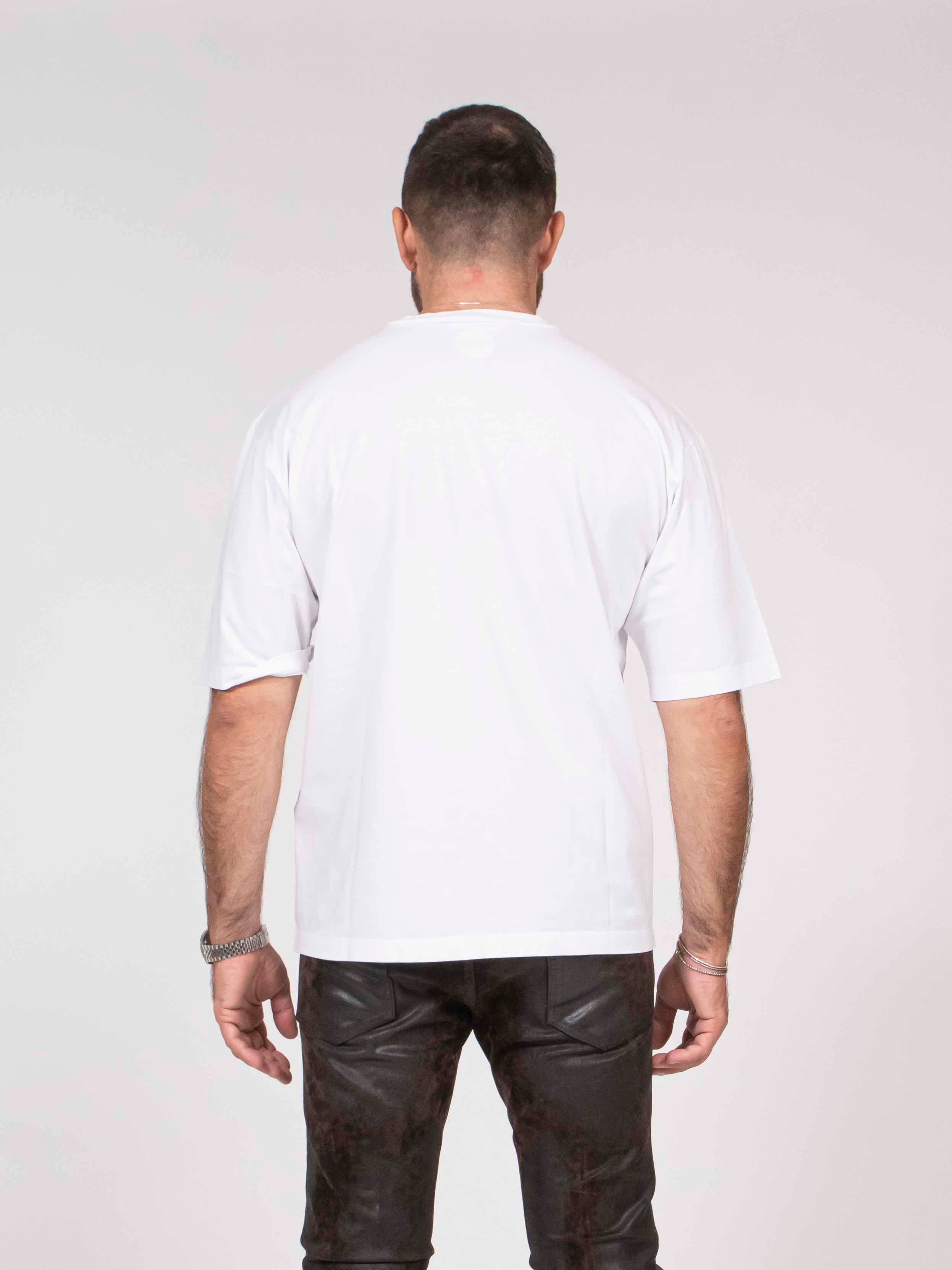 Dsquared2 T-shirt Loose Fit 100 WHITE