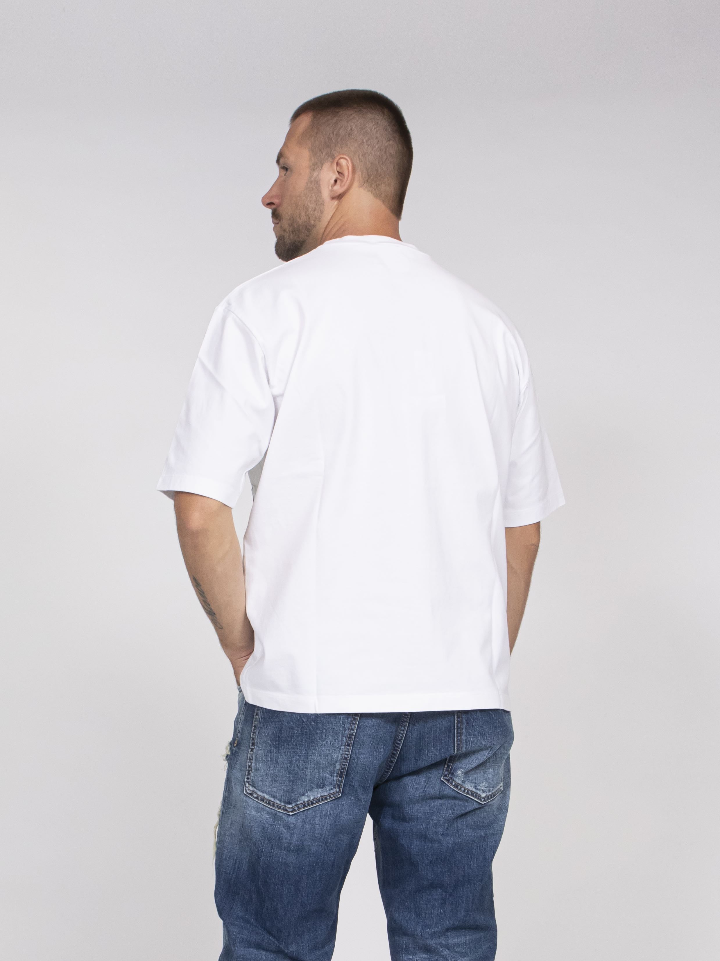 Dsquared2 T-shirt Loose Fit 100 WHITE