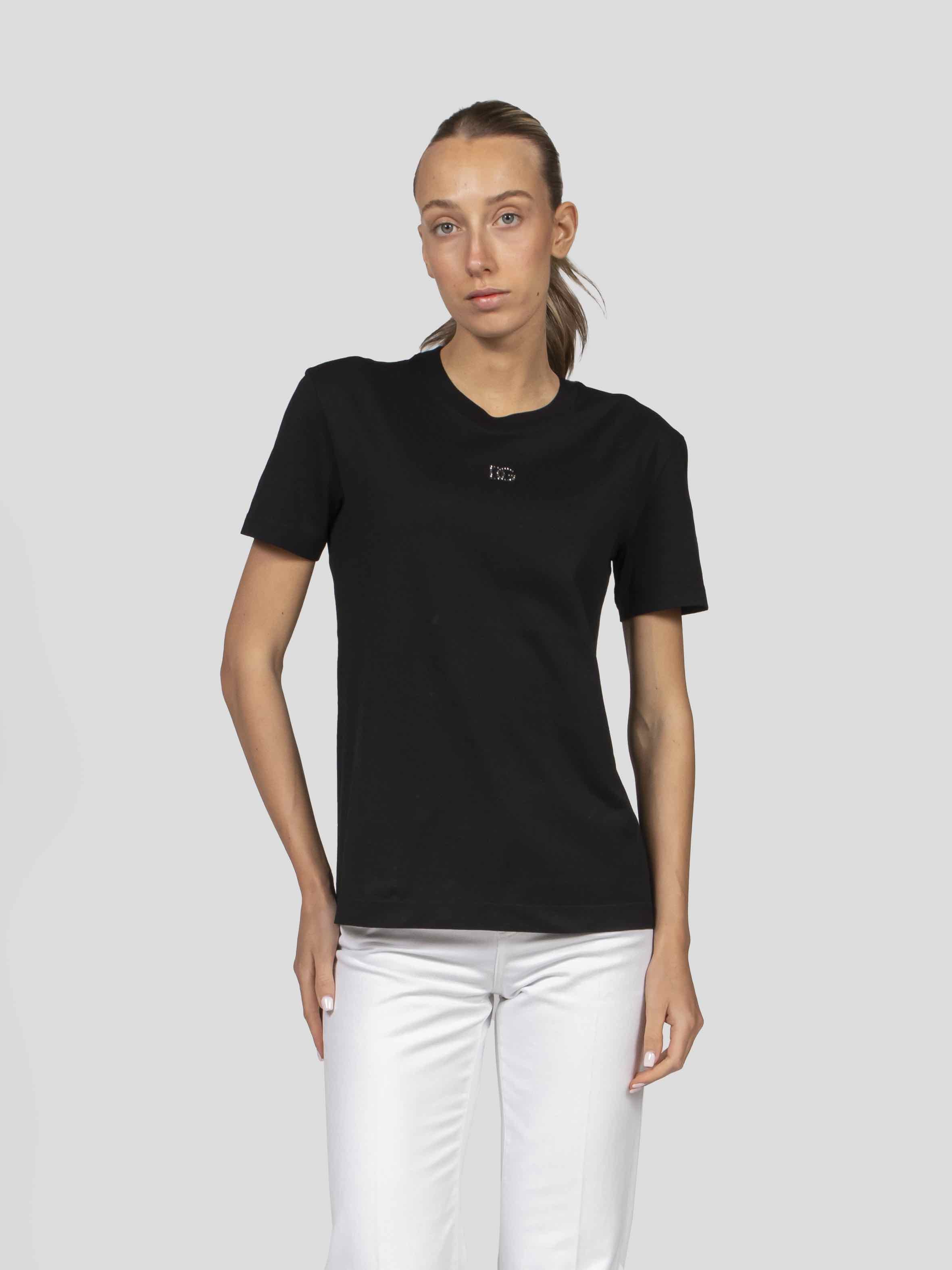 Dolce & Gabbana T-shirt M/c Giro N0000 NERO