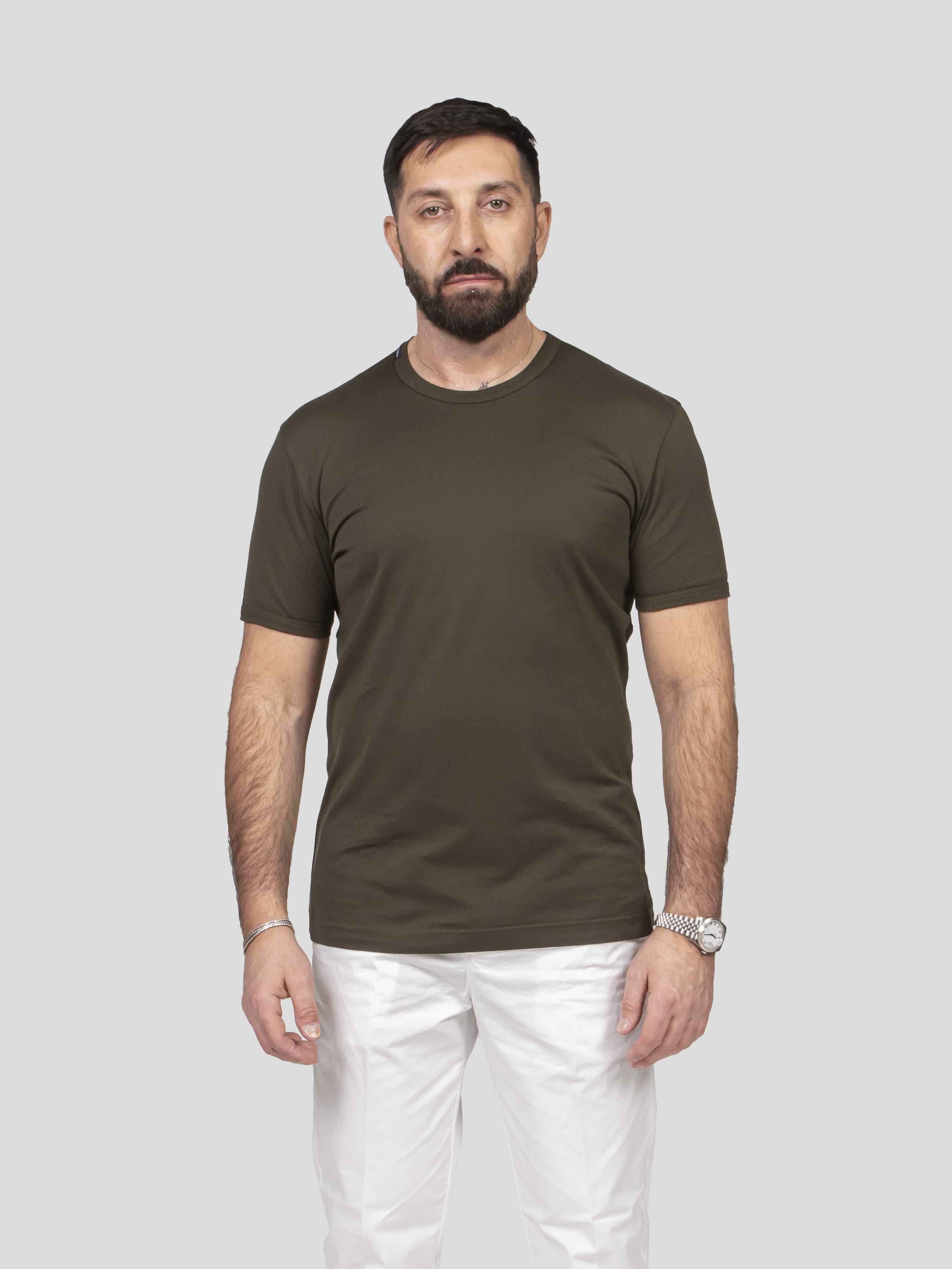 Dolce & Gabbana T-shirt M/corta M4001 MARRONE SCURO