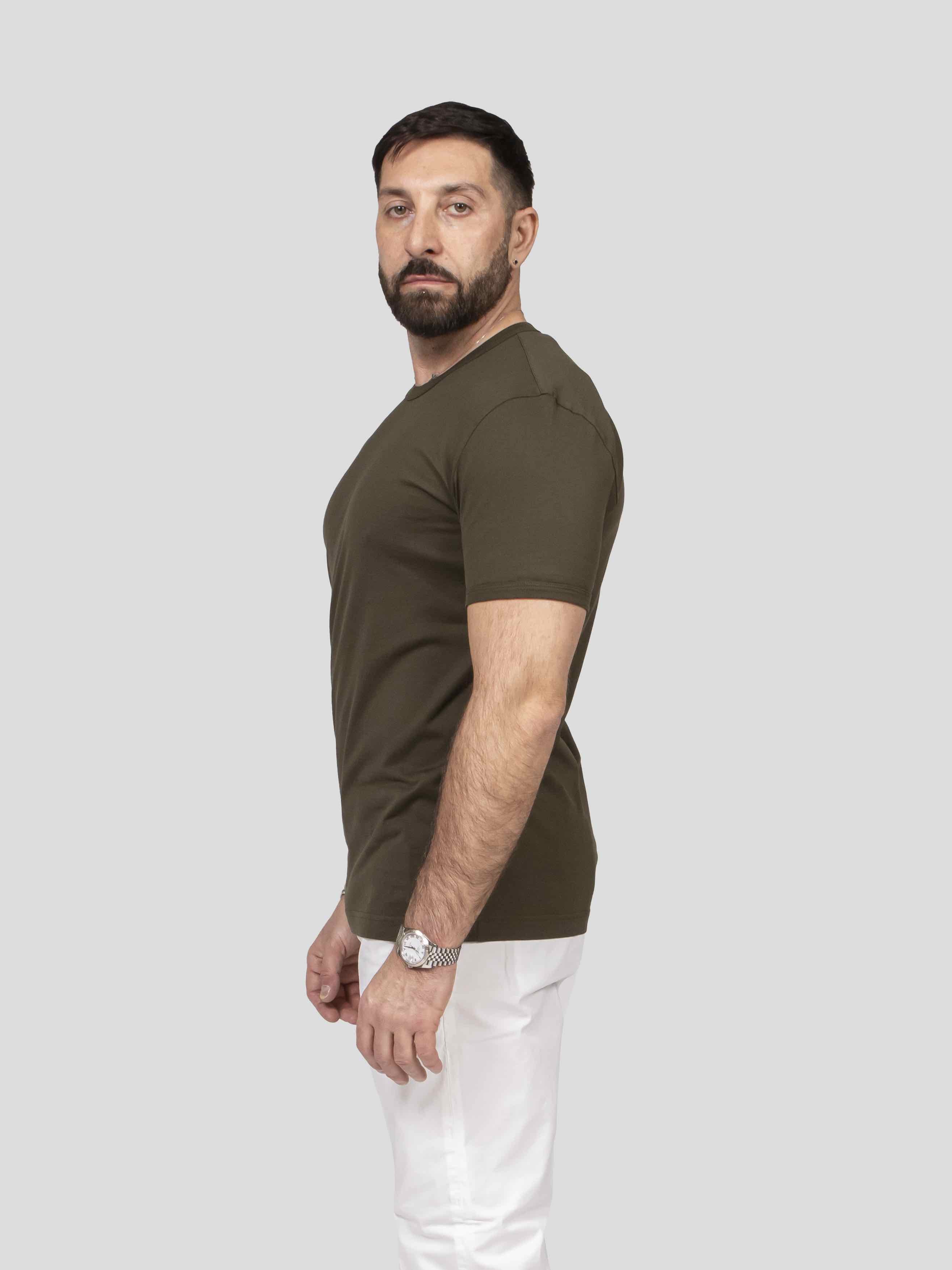 Dolce & Gabbana T-shirt M/corta M4001 MARRONE SCURO