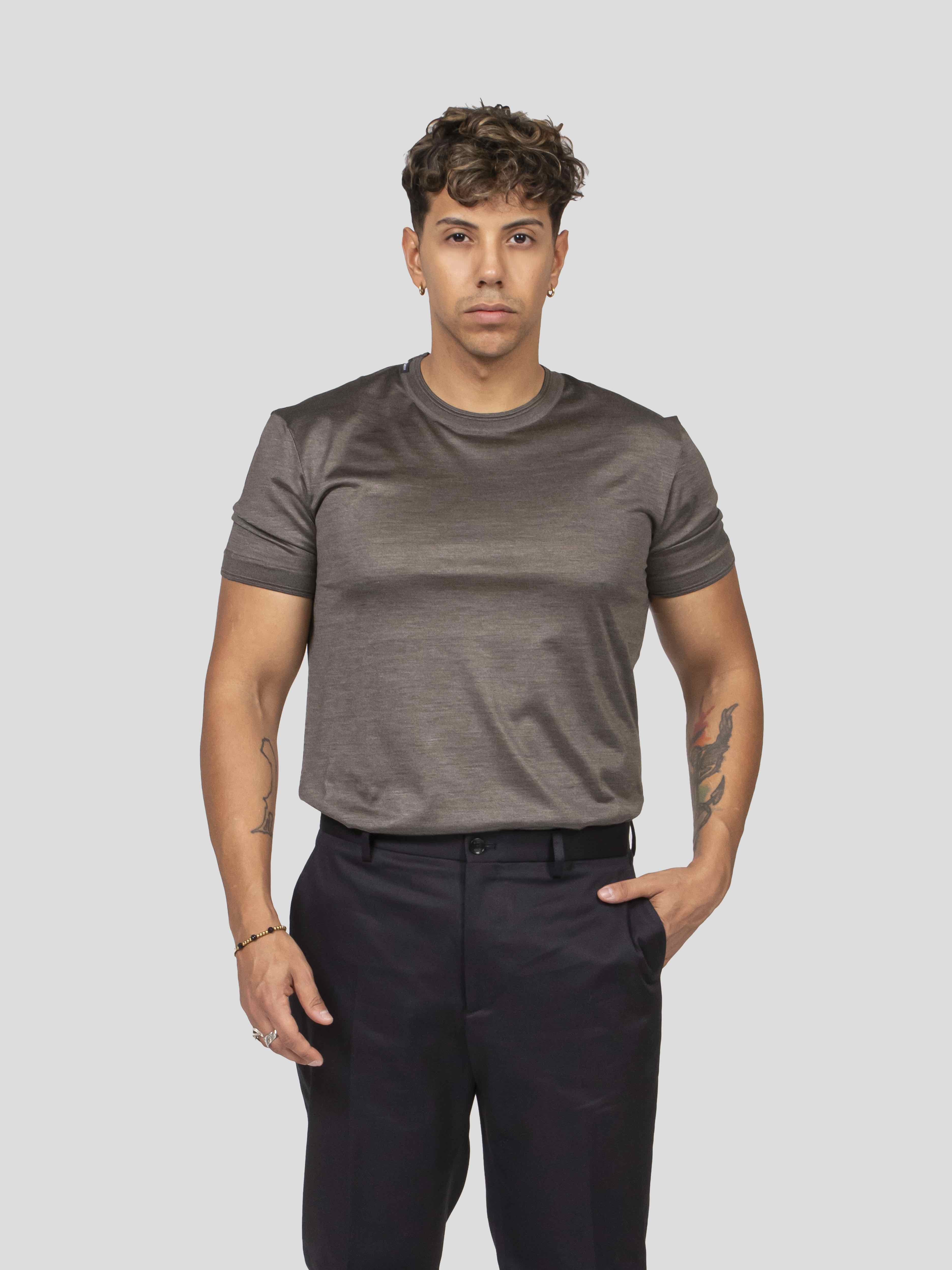 Dolce & Gabbana T-shirt M/corta S8236 BIANCO/BEIGE