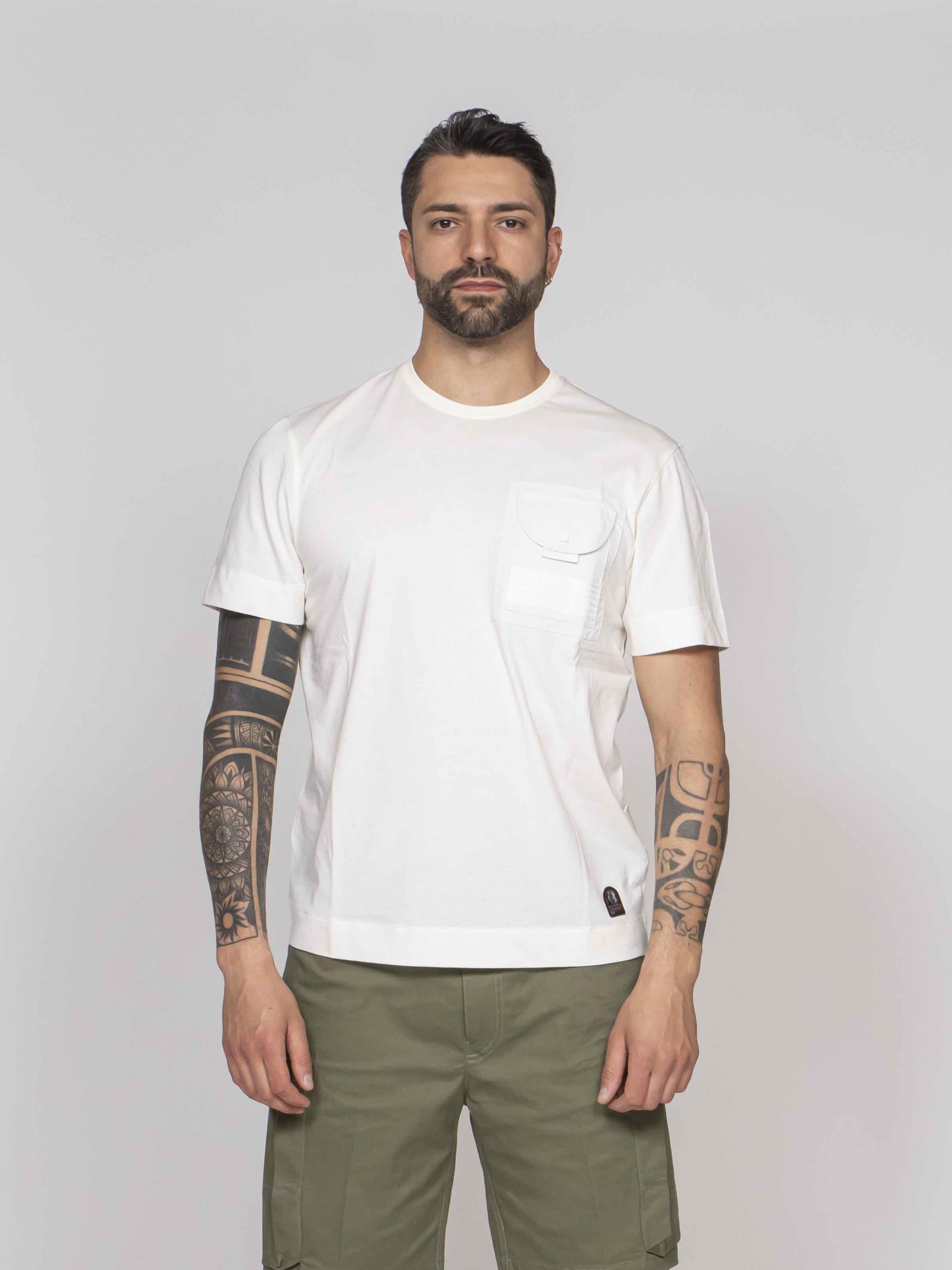 Pjs Parajumpers T-shirt Malham 0290 STAR WHITE