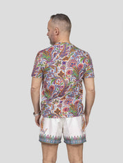 Etro T-shirt Roma X0800 F.DO BIANCO