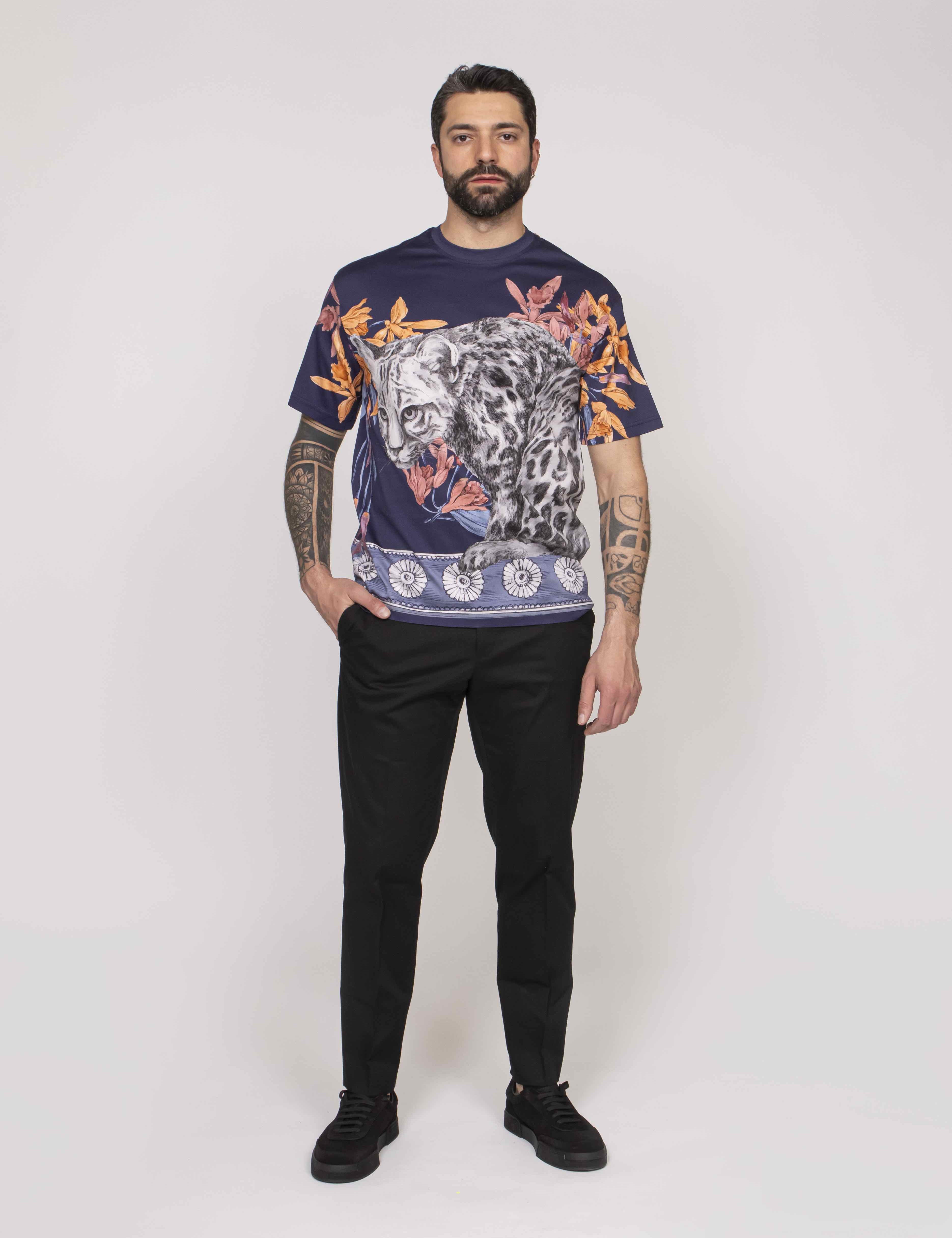 Etro T-shirt Soho B0065 BLU