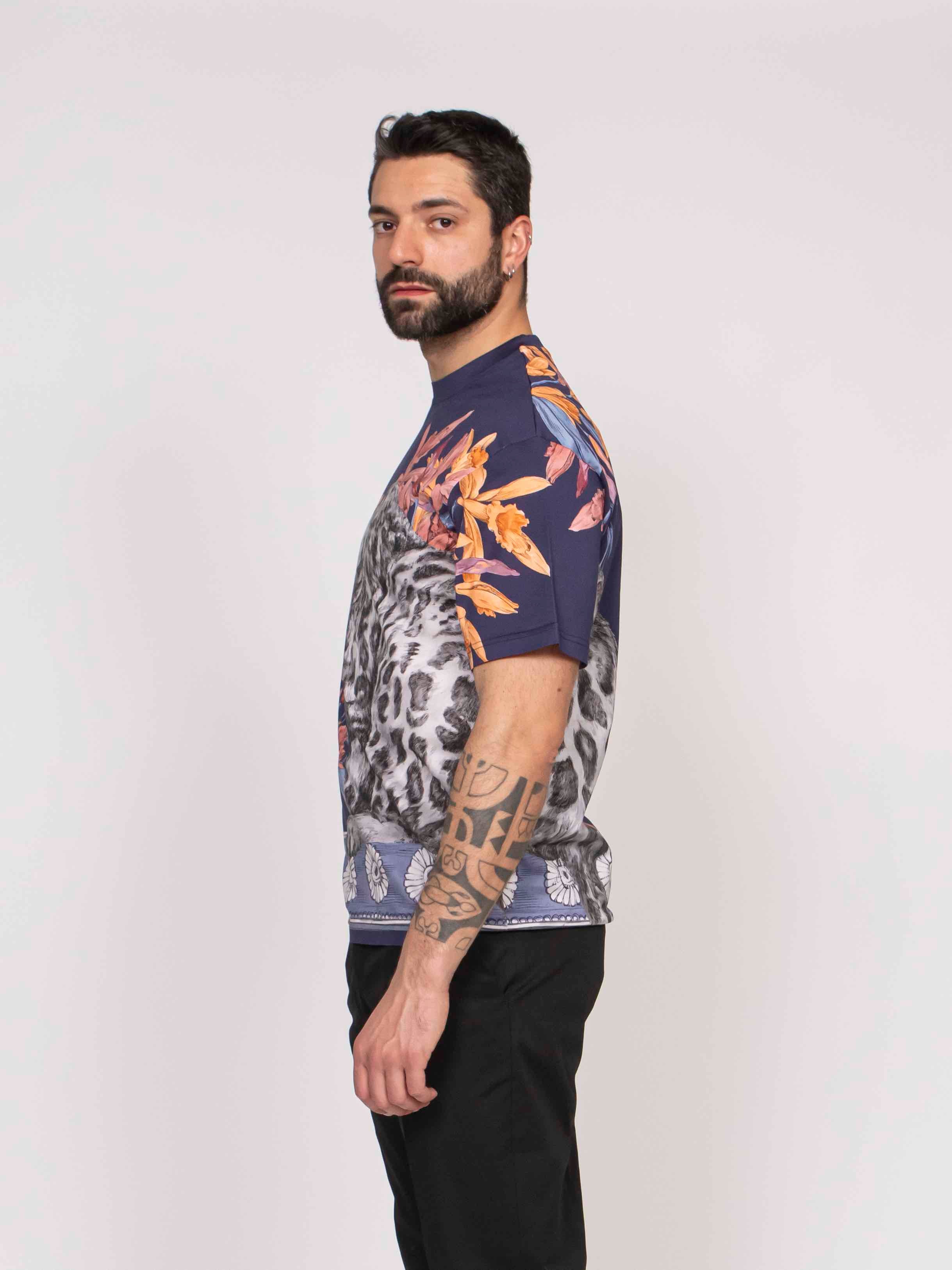 Etro T-shirt Soho B0065 BLU