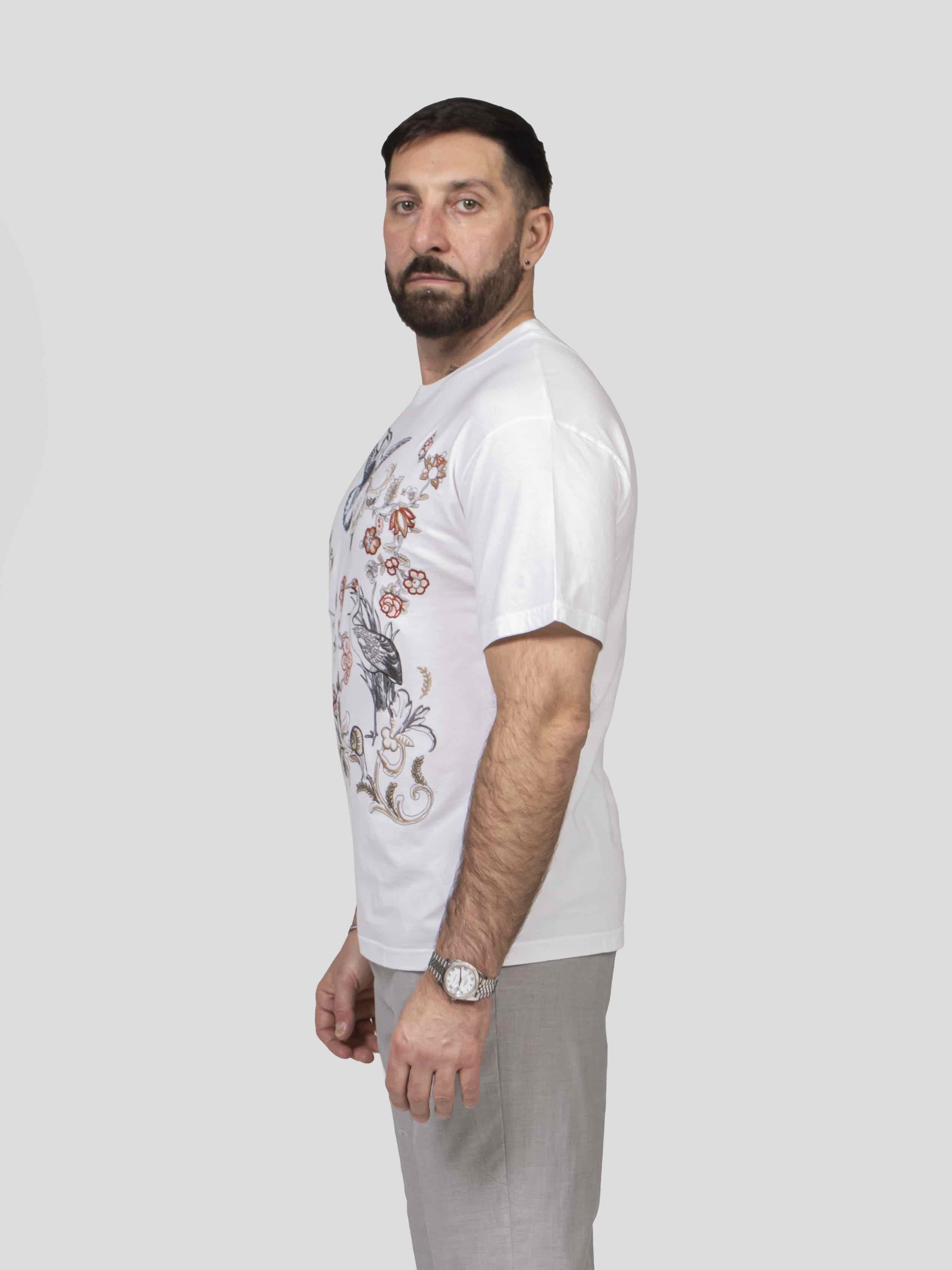 Etro T-shirt Soho W0001 BIANCO NATURALE