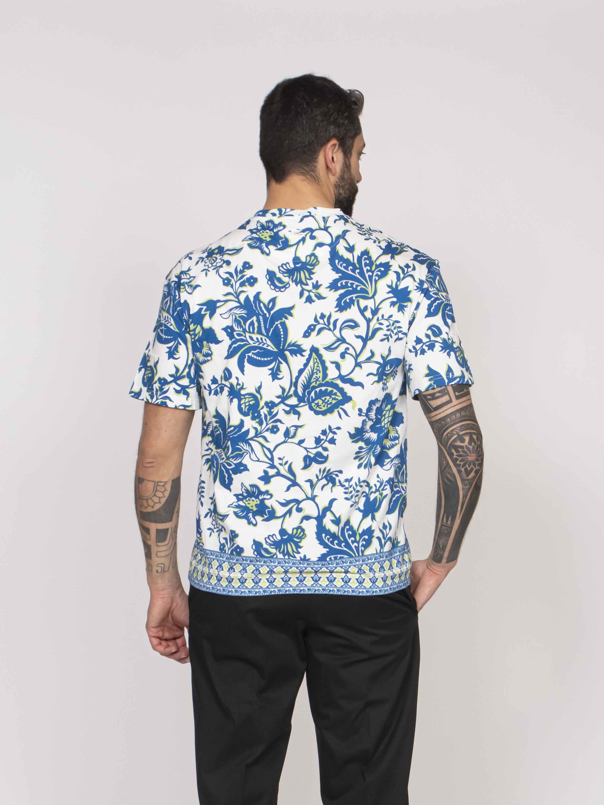 Etro T-shirt Soho X0800 F.DO BIANCO