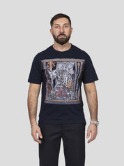 Etro T-shirt Soho X0883 F.DO BLU