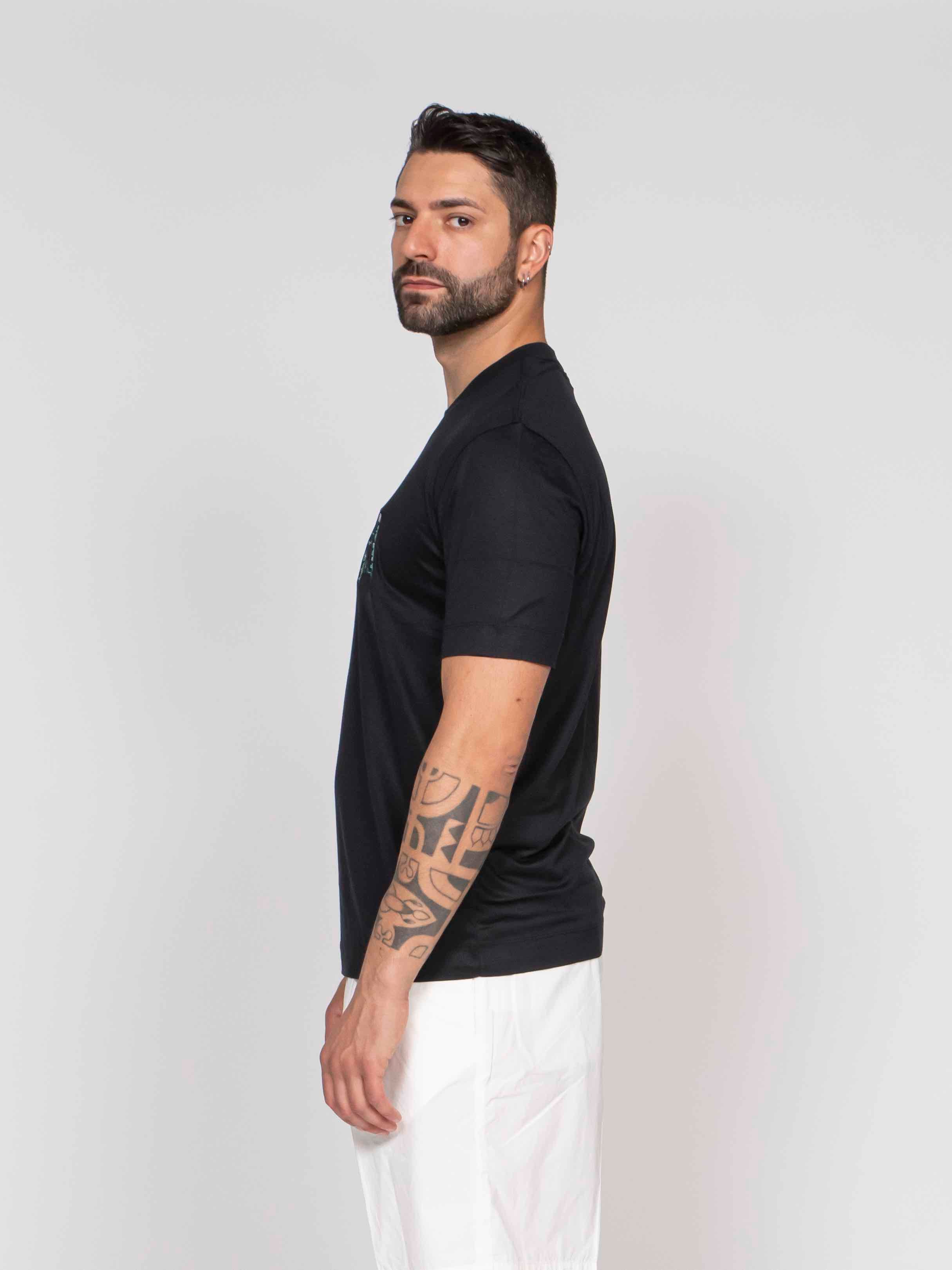 Emporio Armani T-shirt UB118 BLUE NAVY