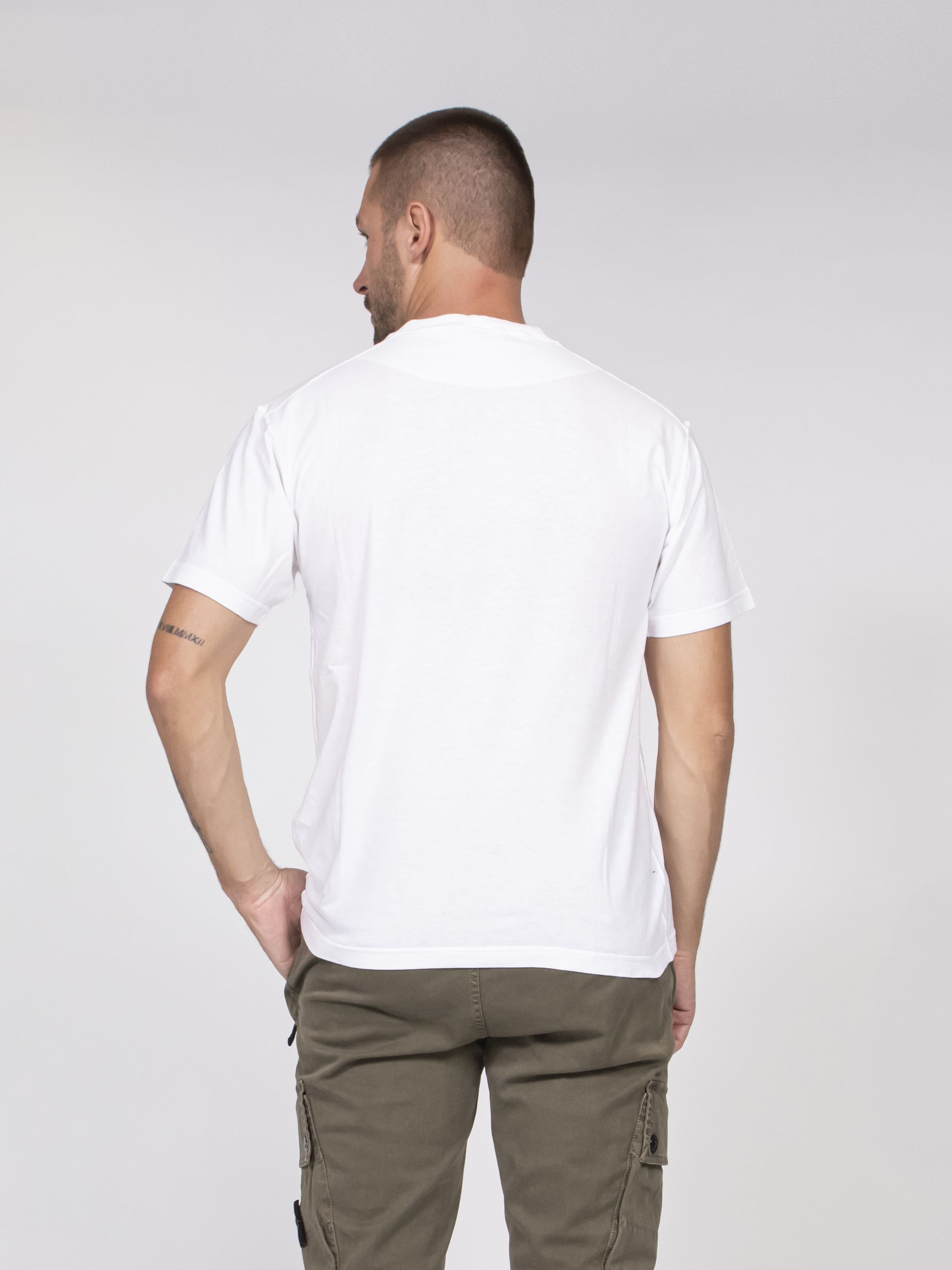 Stone Island T-shirt V0001 BIANCO