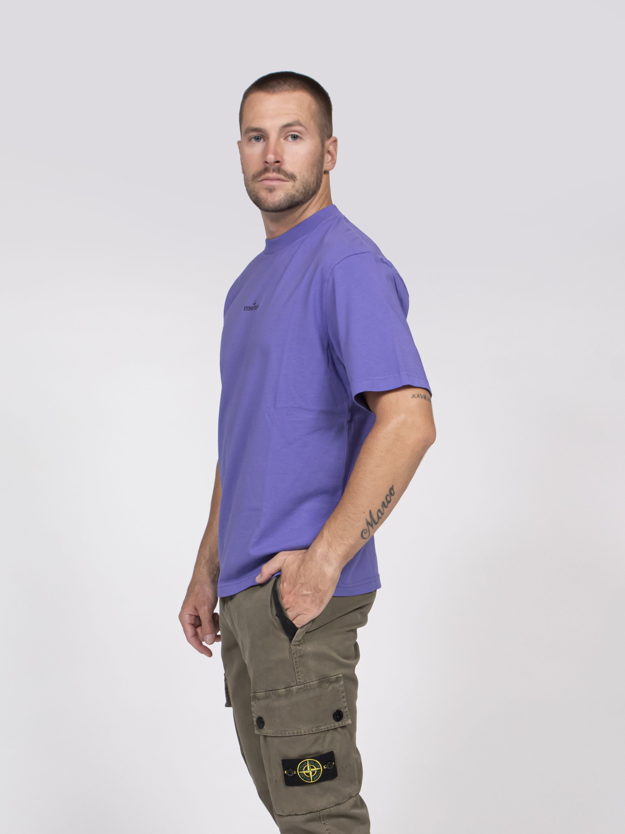 Stone Island T-shirt V0047 LAVANDER