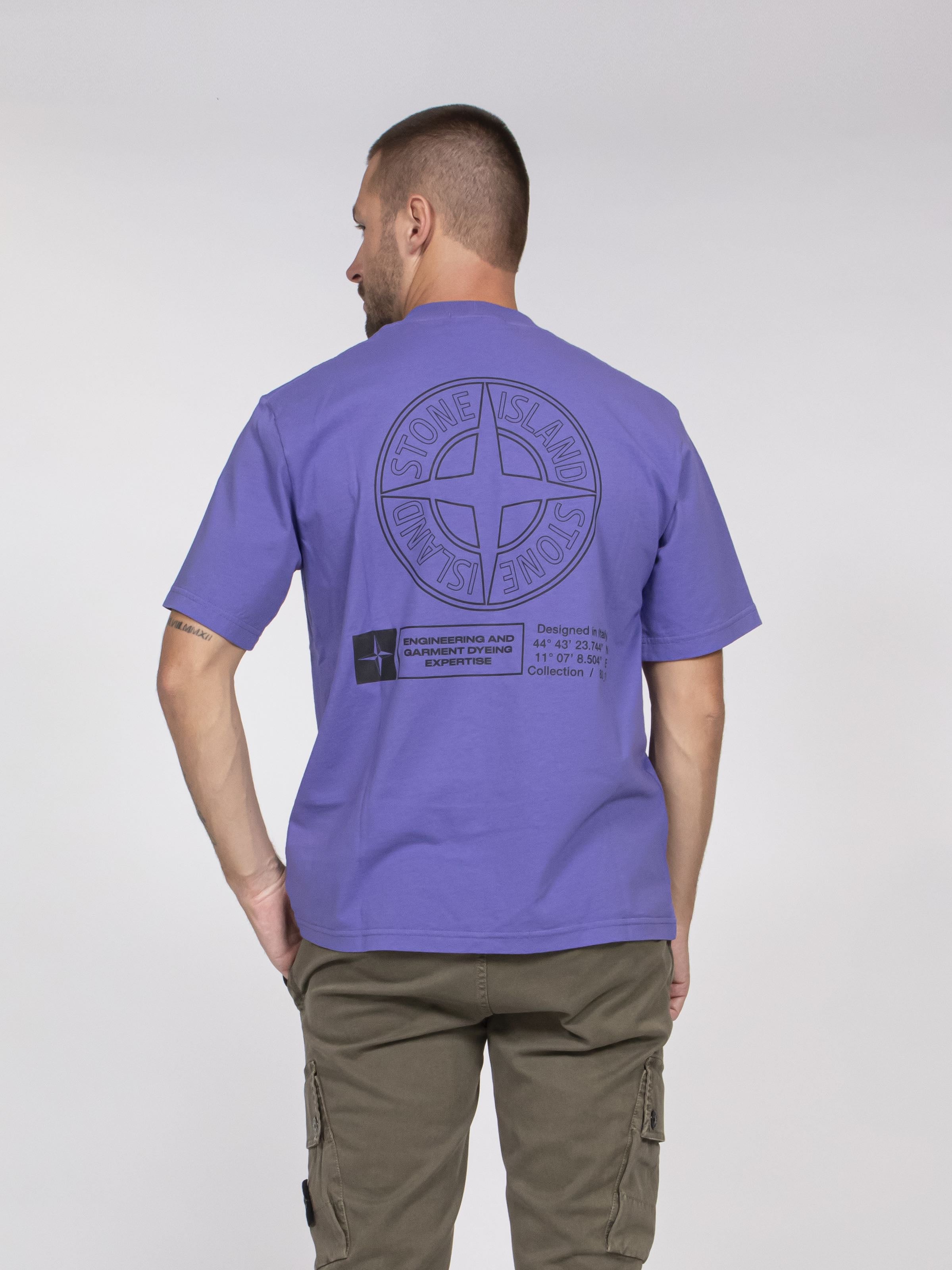 Stone Island T-shirt V0047 LAVANDER