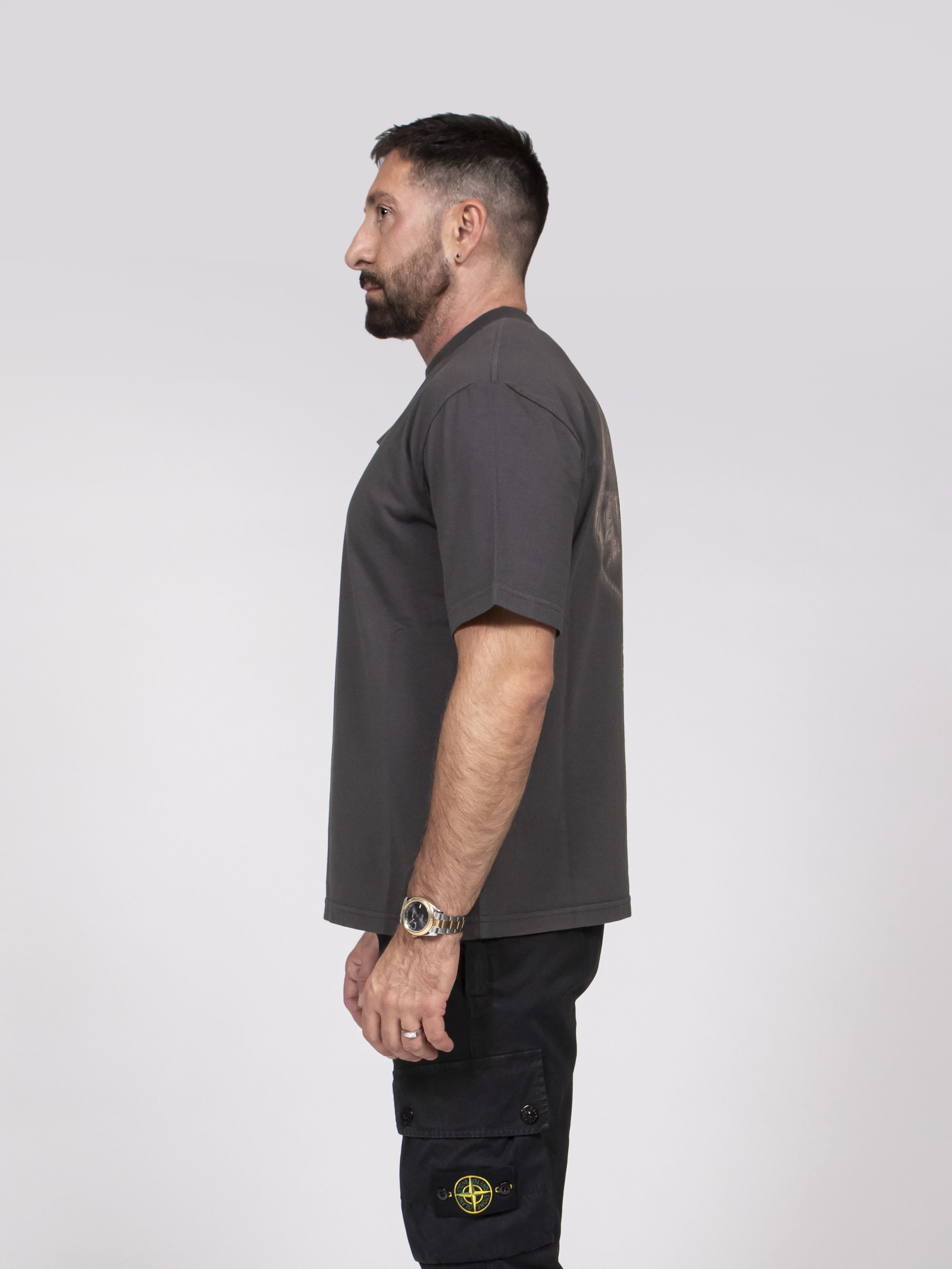 Stone Island T-shirt V0062 PIOMBO