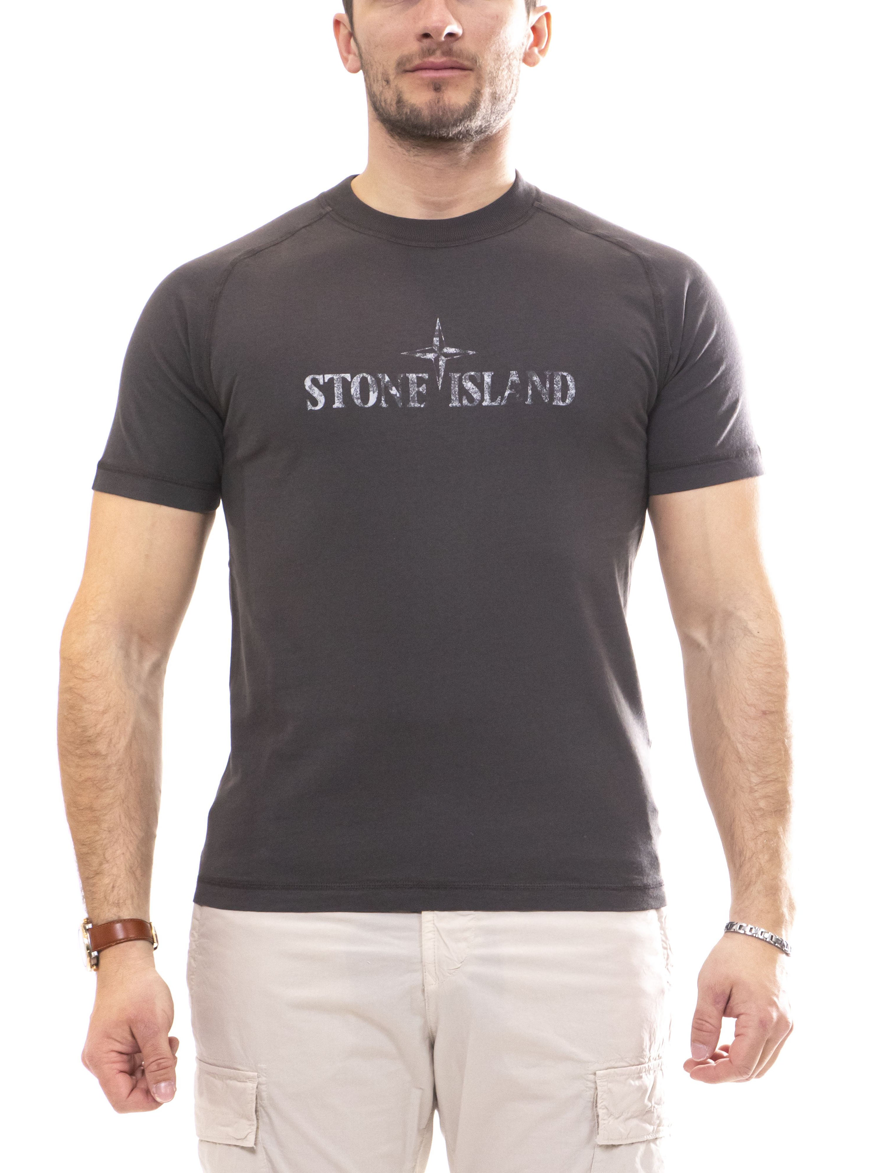 Stone Island T-shirt V0065 ANTRACITE